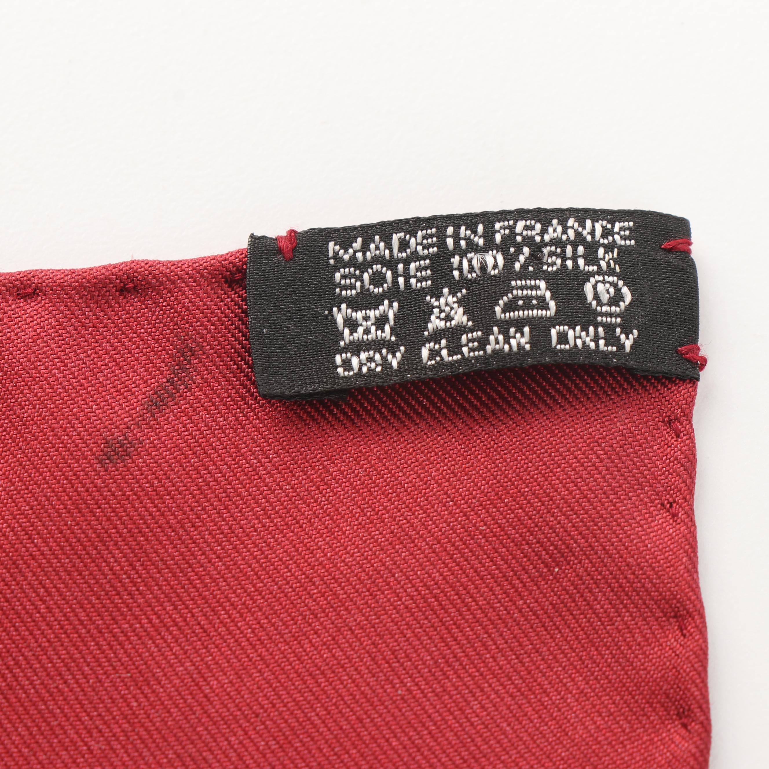 2004 Hermès of Paris "Noël au 24 Faubourg" Silk Scarf