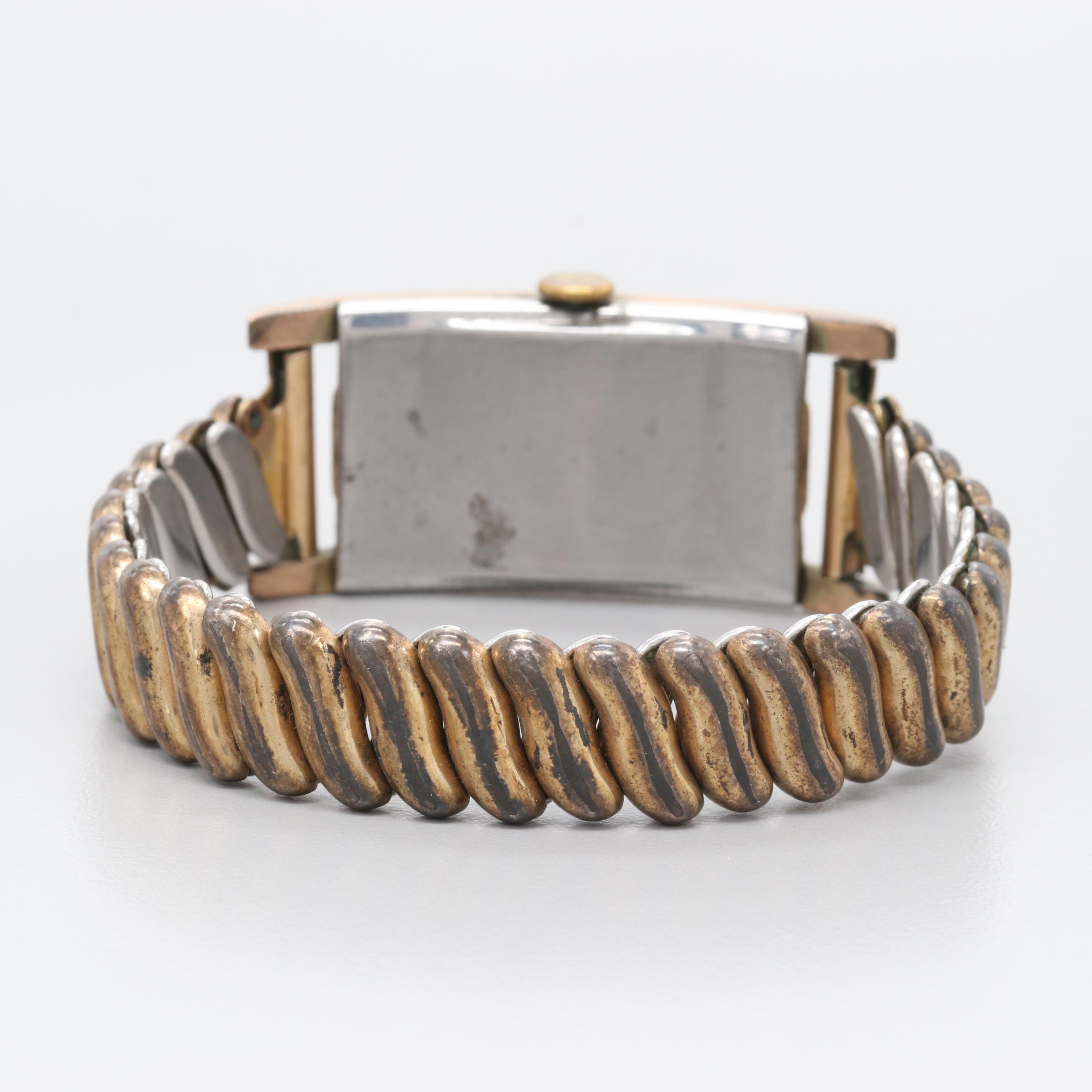 Vintage Benrus Curved Tank Style Watch