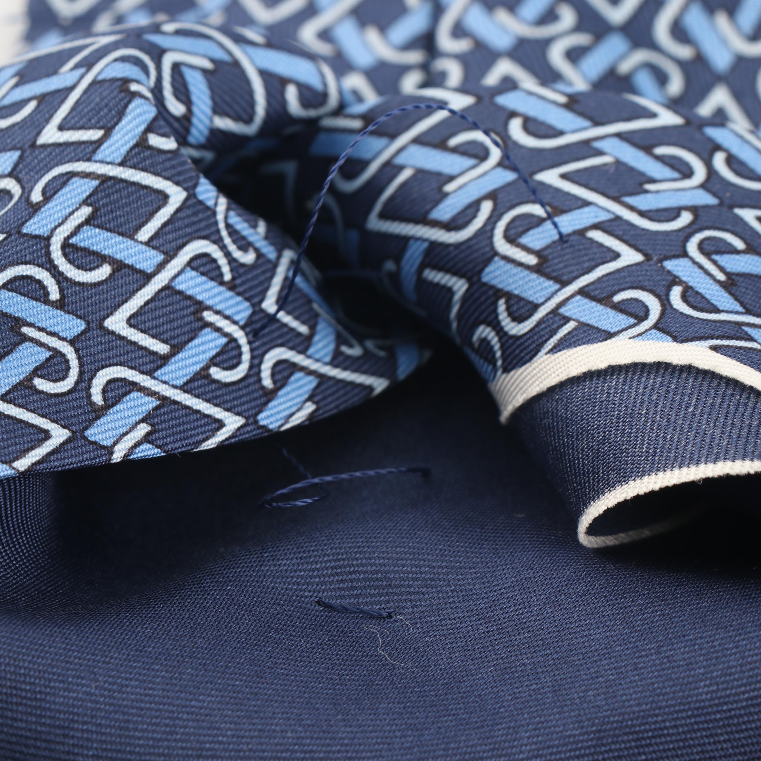 Hermès of Paris 7582 SA Silk Twill Necktie