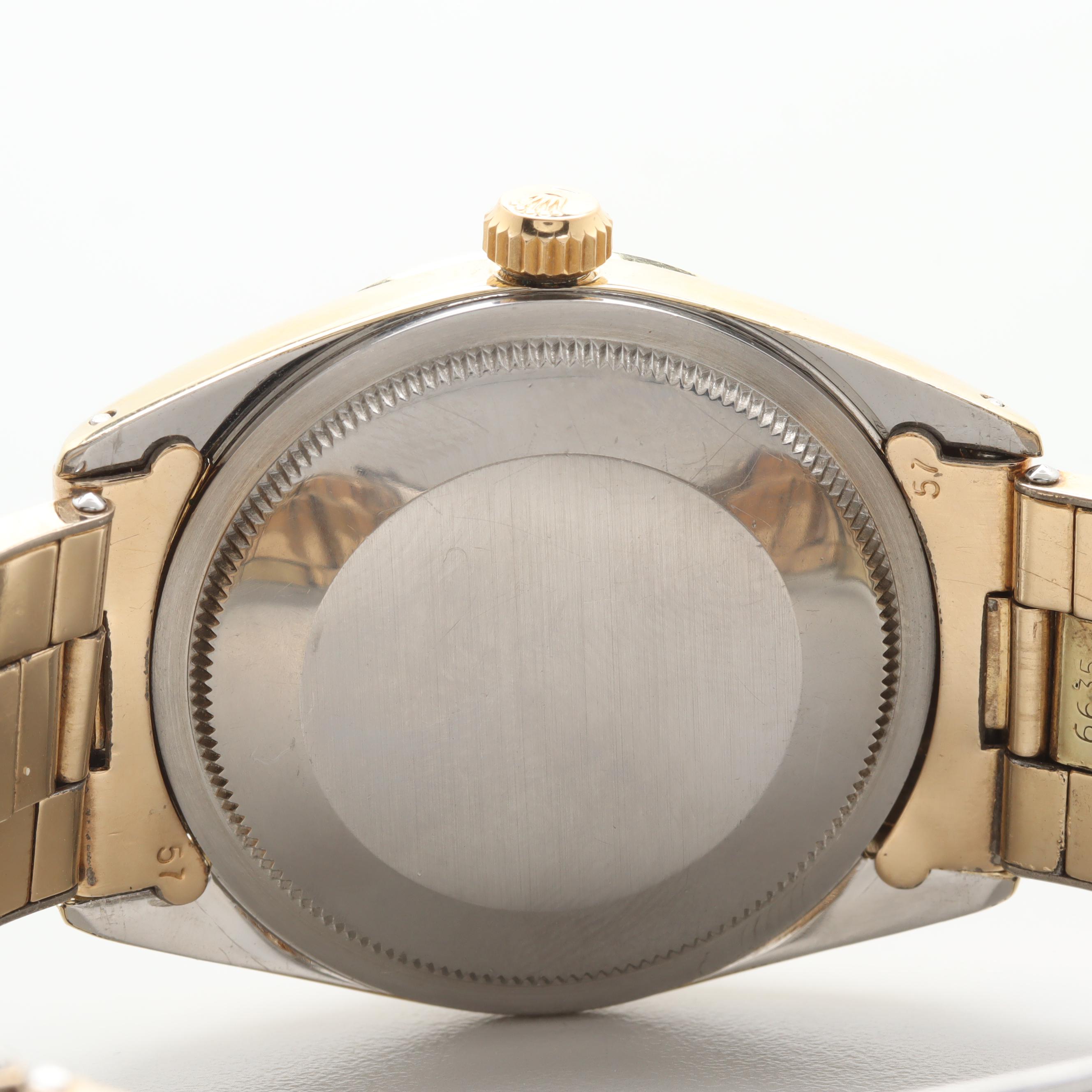 Vintage Rolex Oyster Perpetual Gold Shell Automatic Watch