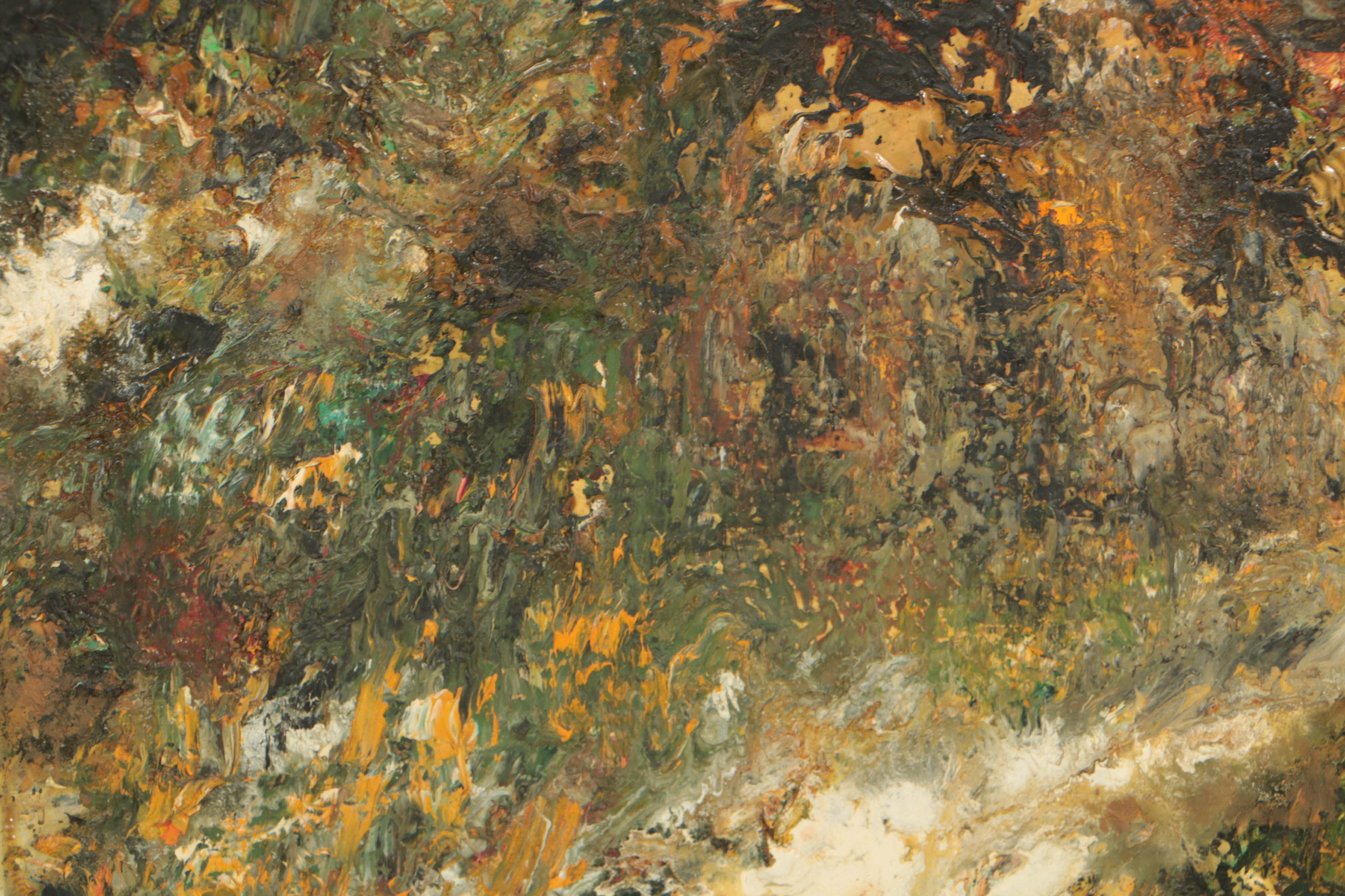 Antonia Sirena Abstract Oil Painting on Board