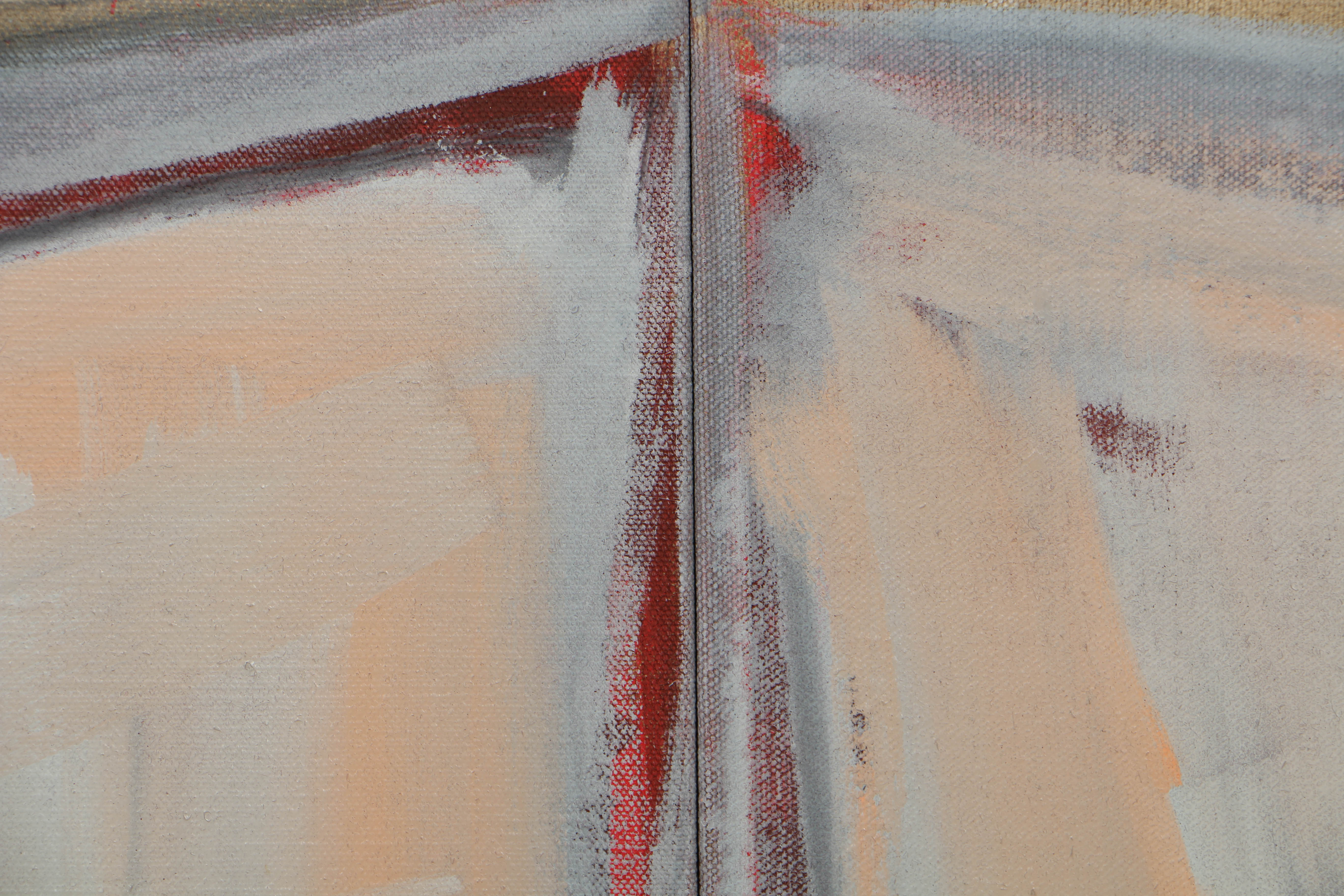 Tom Levine Abstract Oil Painting on Linen