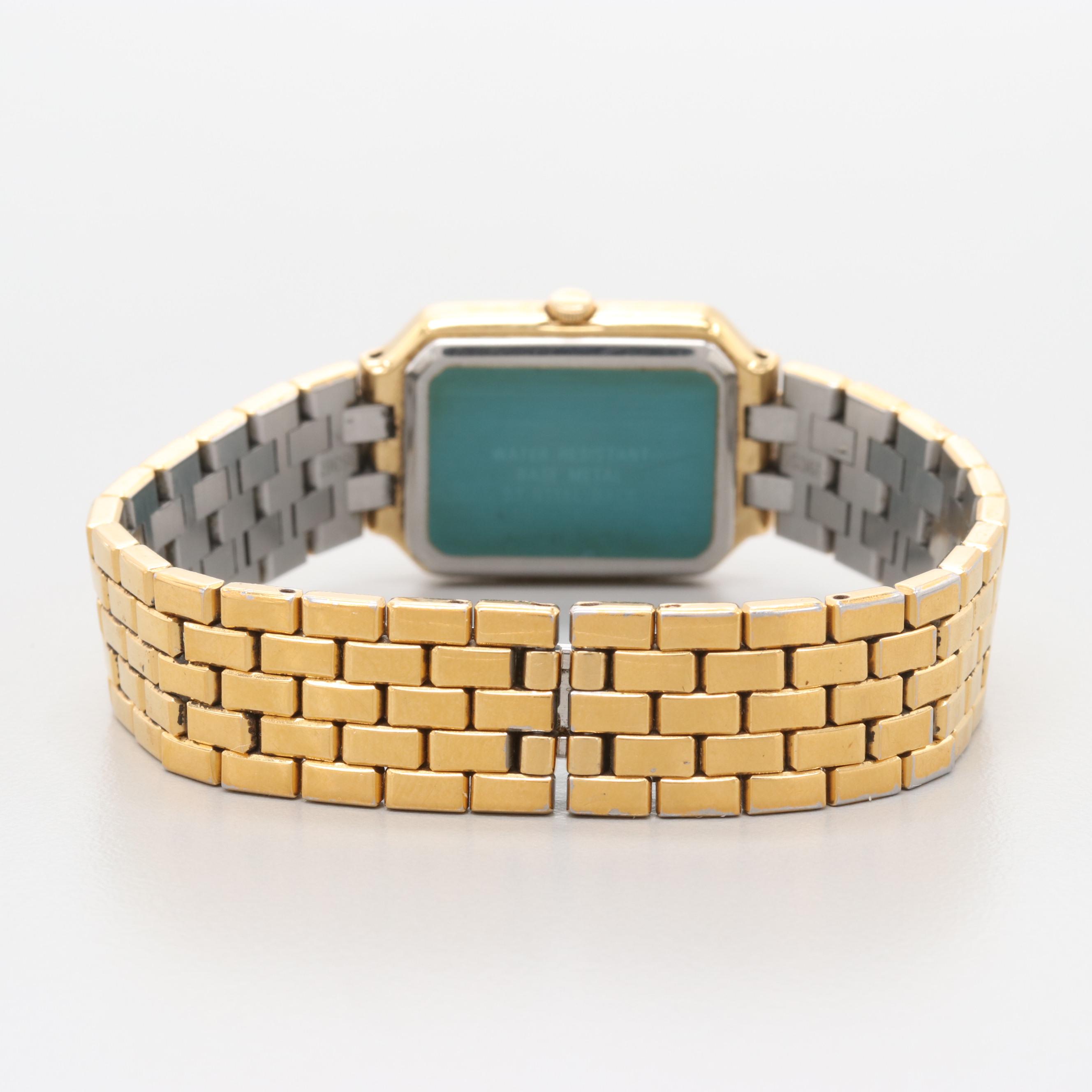 Lassale Gold Tone Quartz Watch
