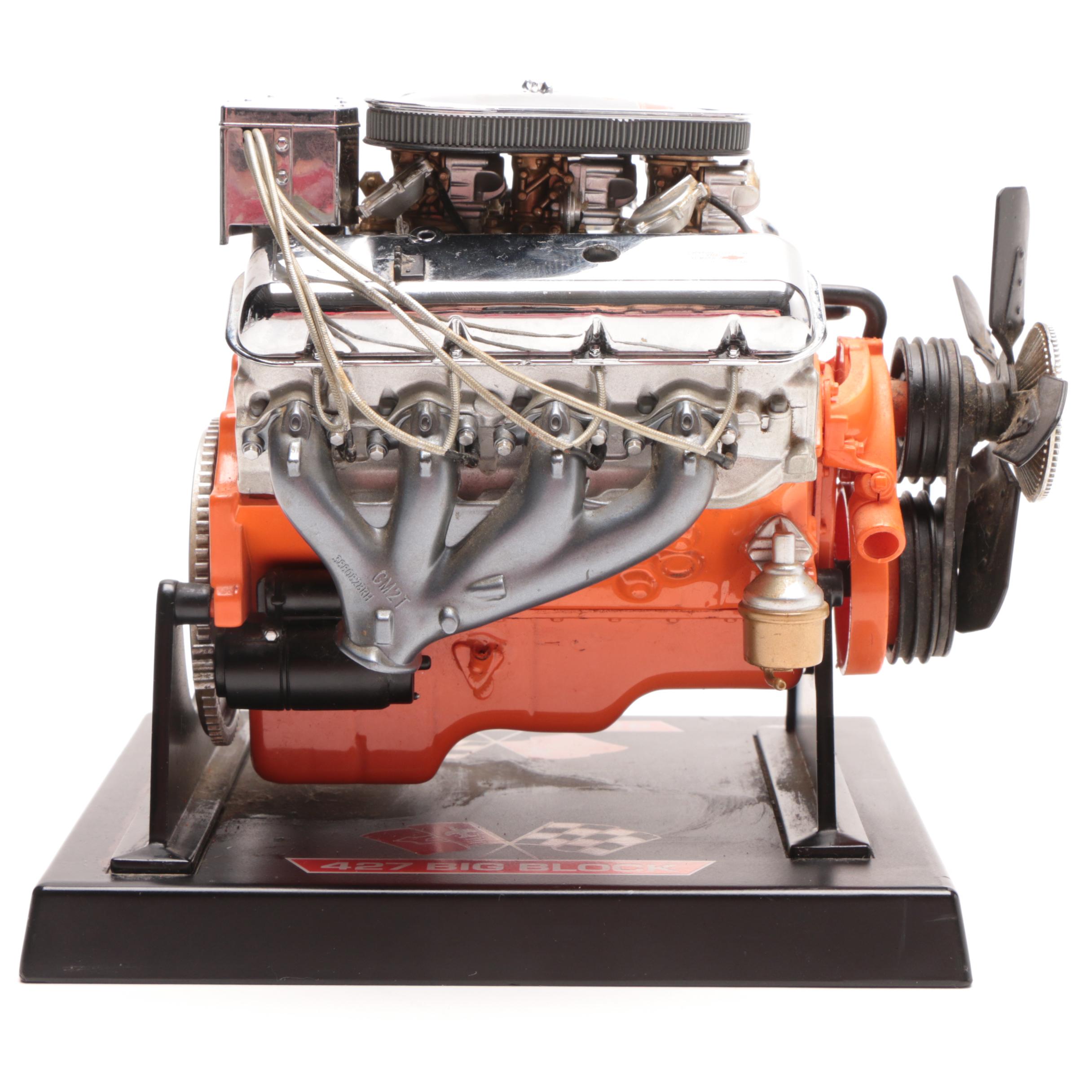 Model Engine V8 Chevy 427 Big Block L89 Tripower