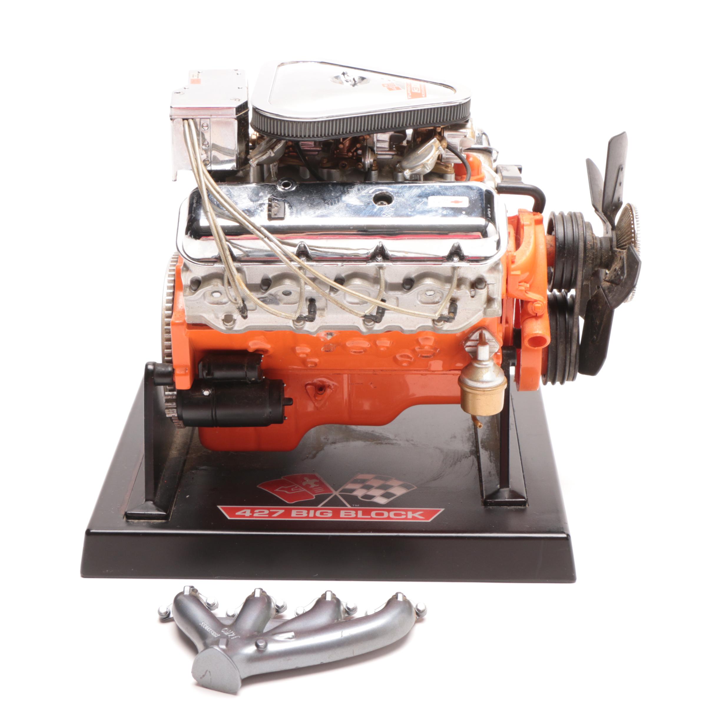 Model Engine V8 Chevy 427 Big Block L89 Tripower