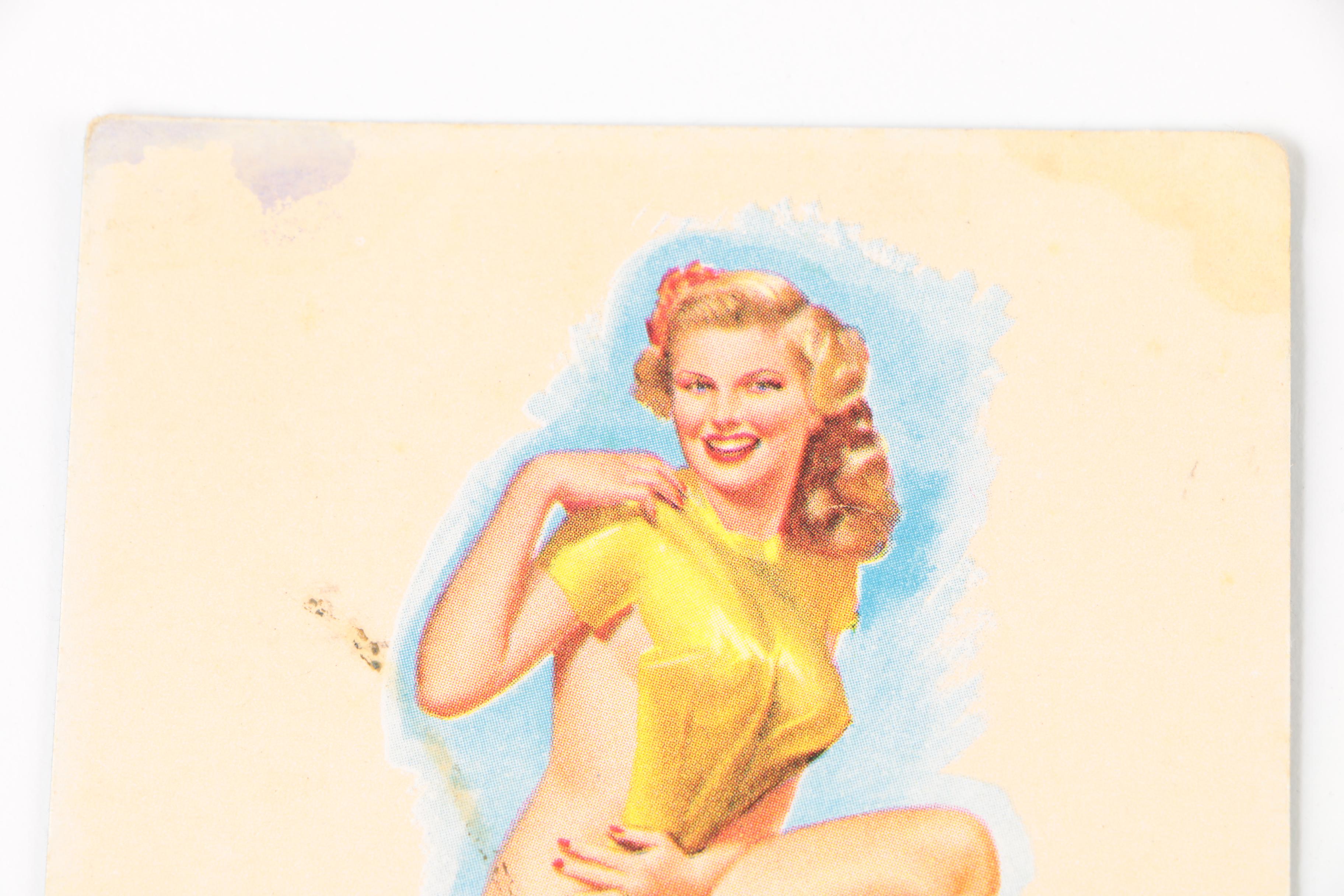 1949 Shaw-Barton Cardboard Pin-up Calendars for Acme Railbond Engineering Co.