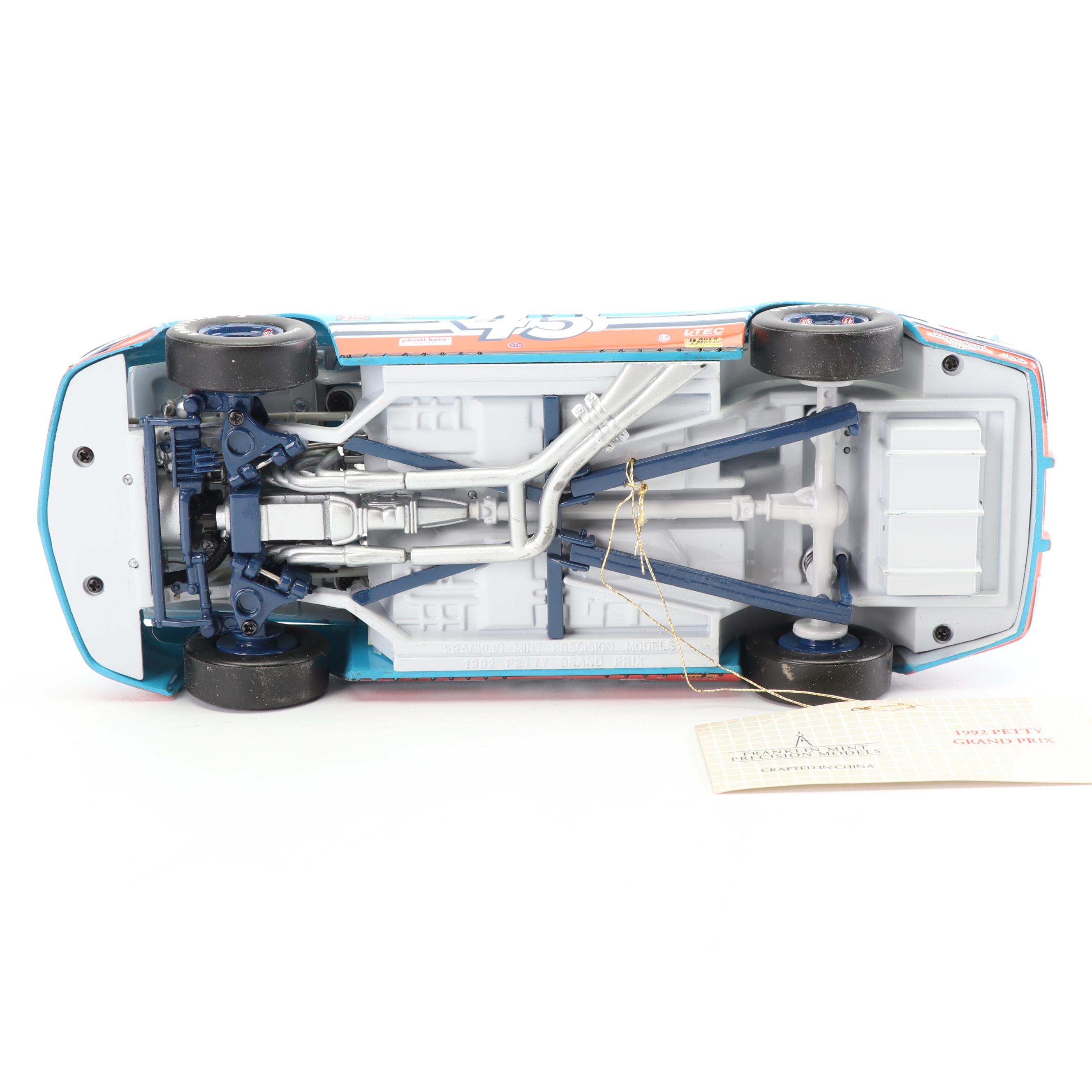 Richard Petty's 1992 Pontiac Grand Prix Die-Cast NASCAR Stock Car