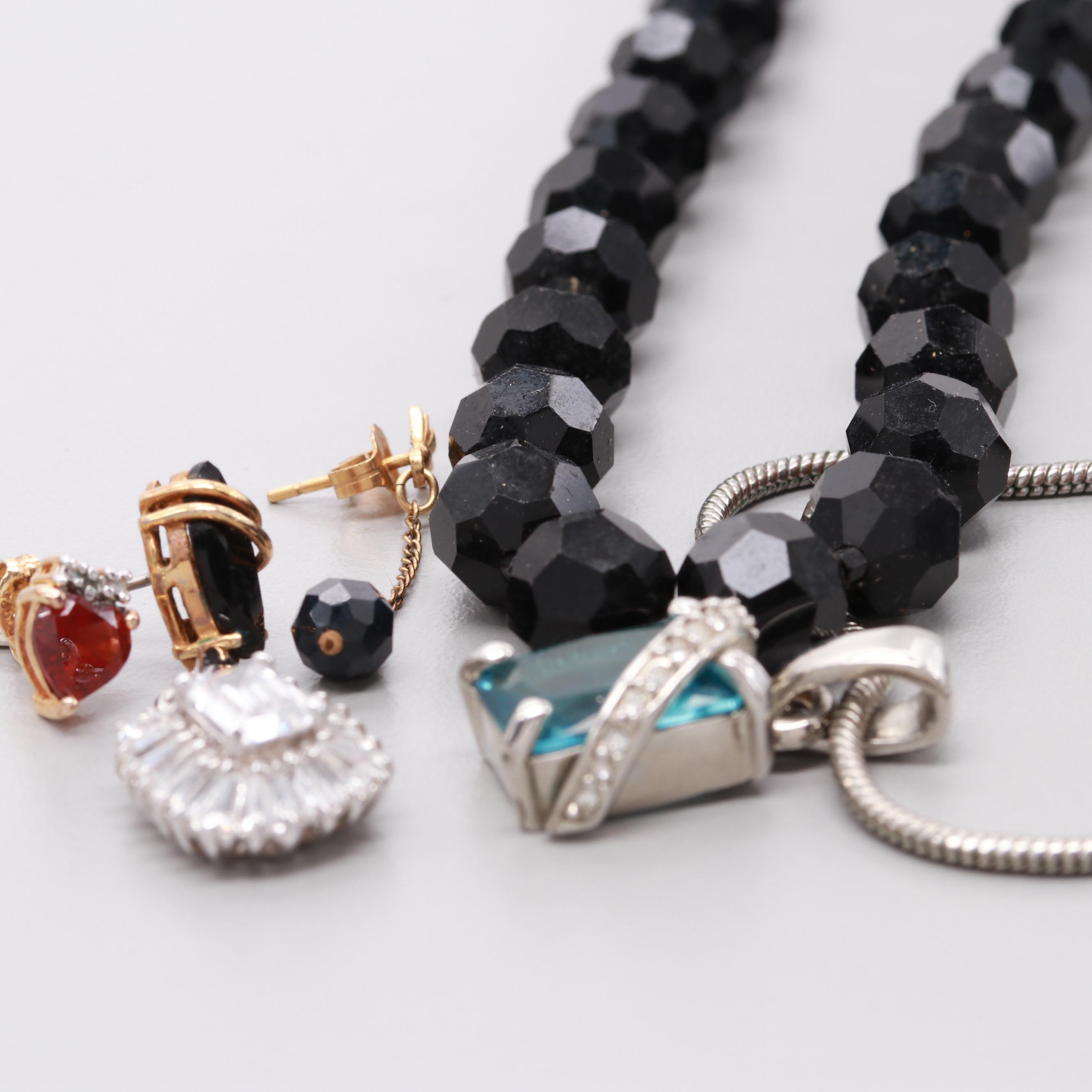 Tory Burch Gold Tone Fitbit Bracelet and Jewelry Including Sterling Silver