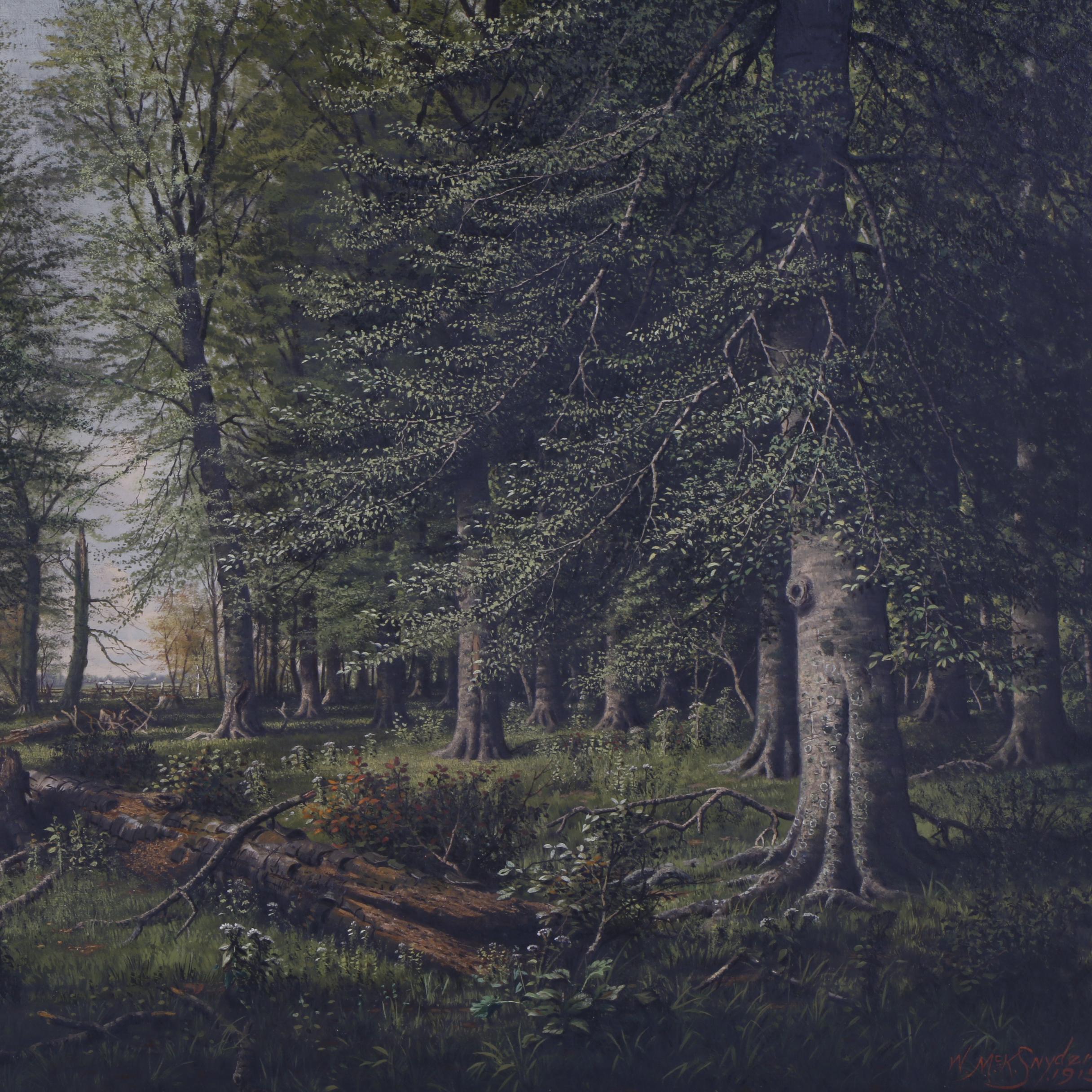 William McKendree Snyder 1915 Oil Landscape Painting