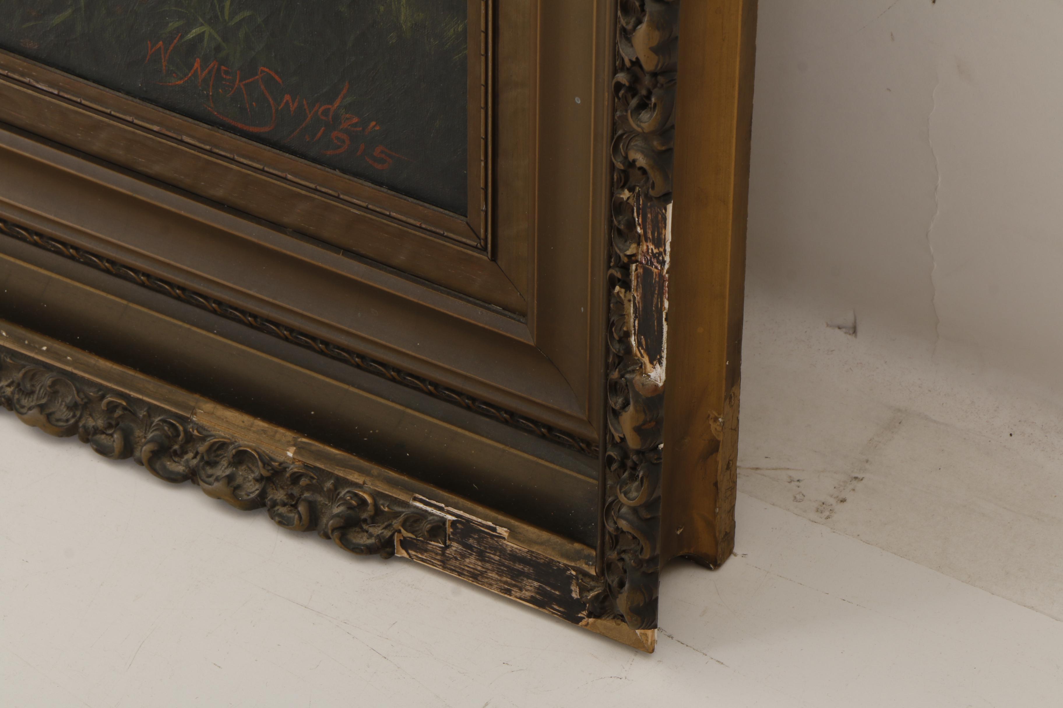 William McKendree Snyder 1915 Oil Landscape Painting