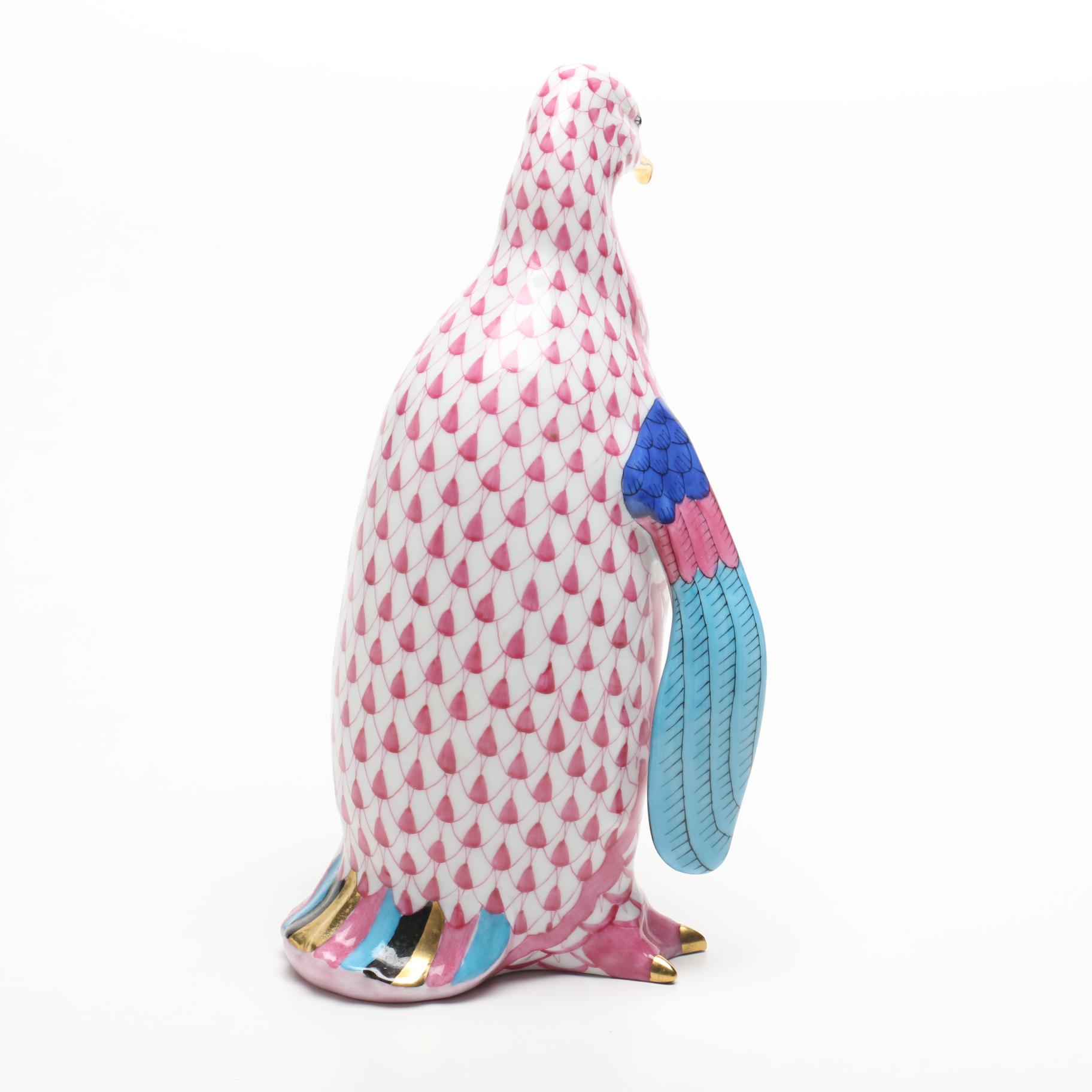 Herend Penguin Figurine