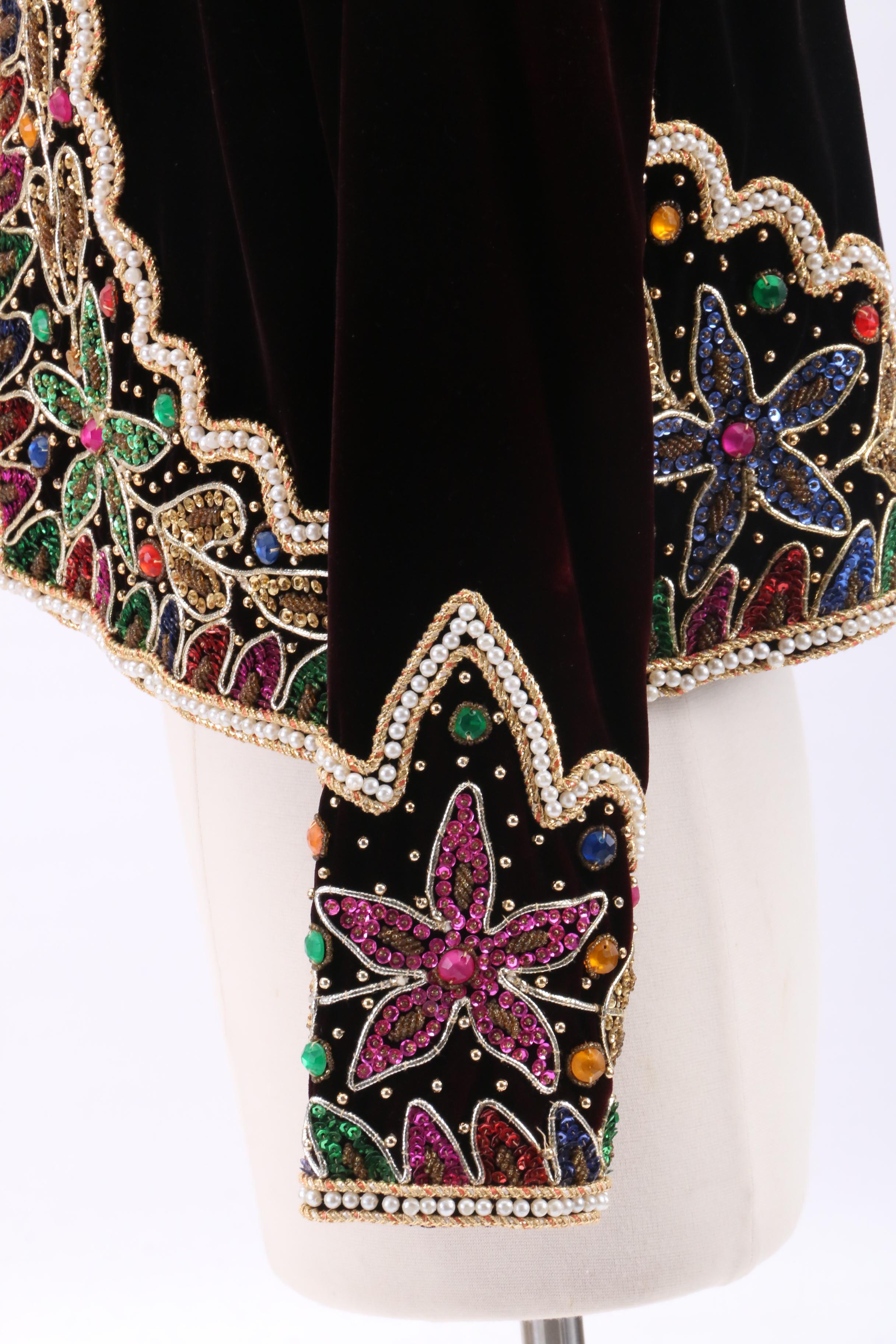 Vintage Nagpal Embellished Bolero-Style Jacket and Baar & Beards Beaded Vest