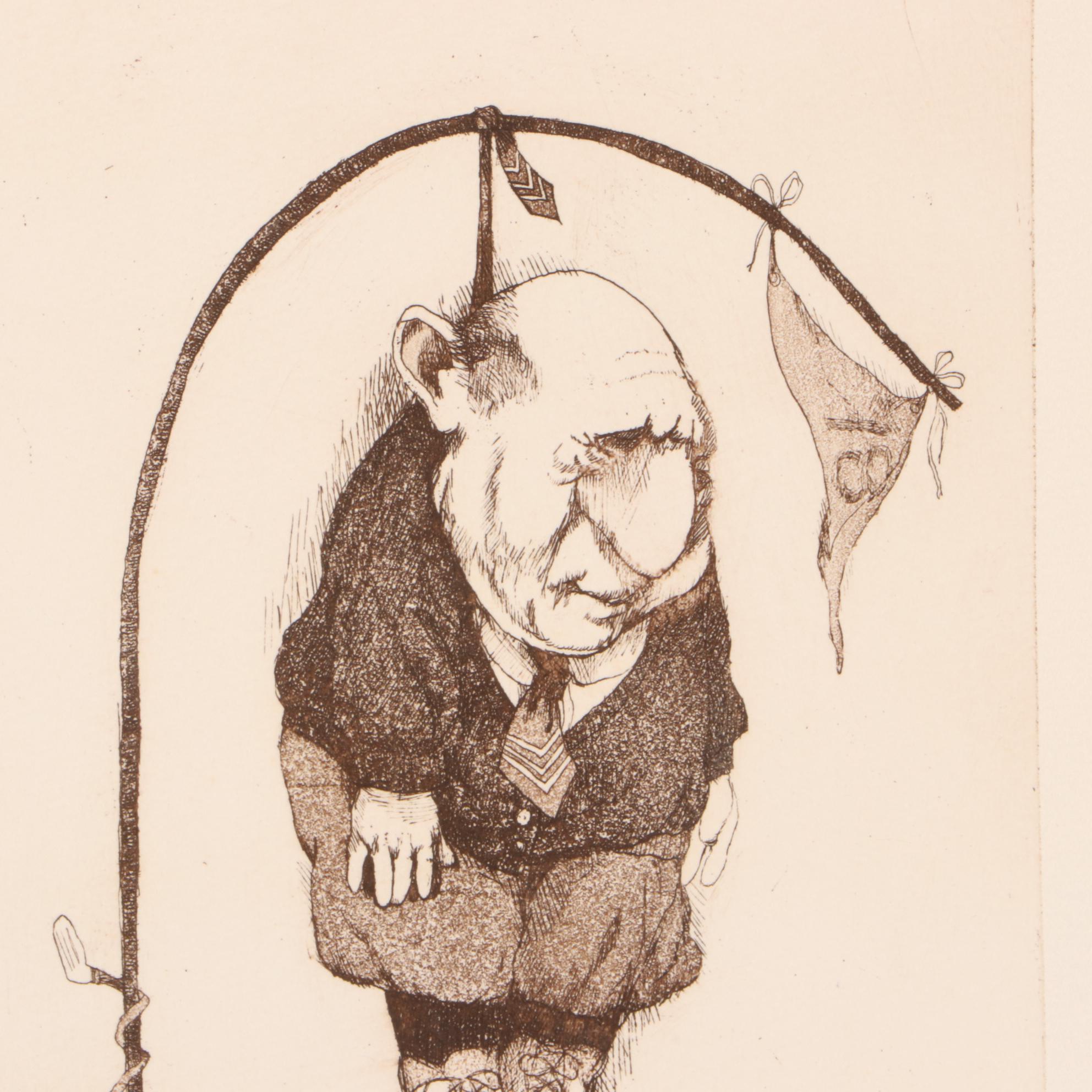 Gary Patterson Artist's Proof Etching with Aquatint