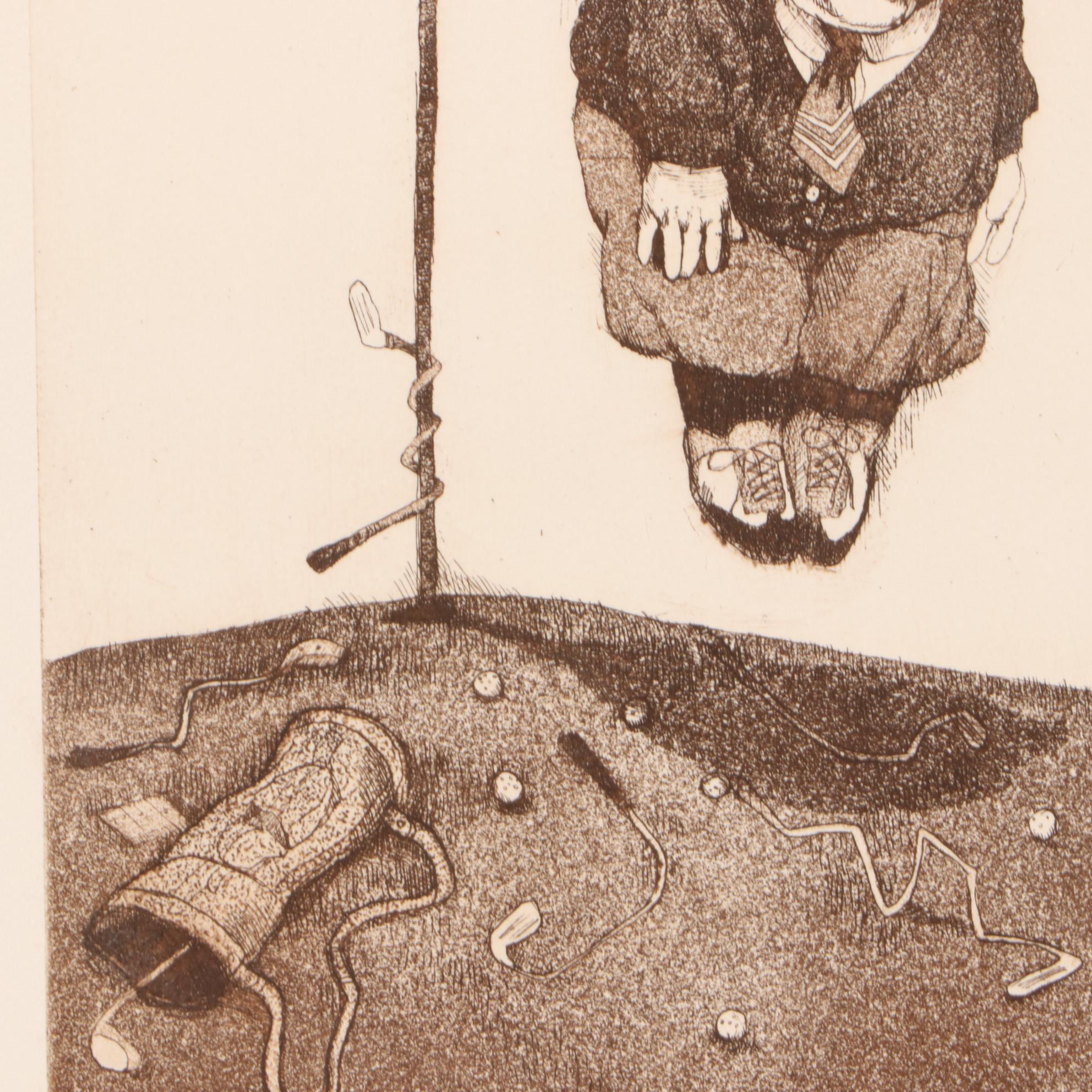 Gary Patterson Artist's Proof Etching with Aquatint