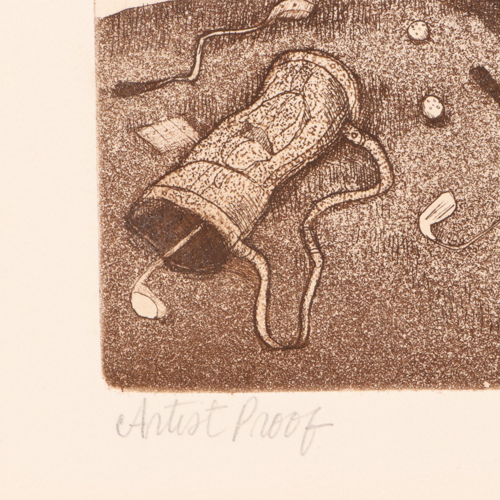 Gary Patterson Artist's Proof Etching with Aquatint