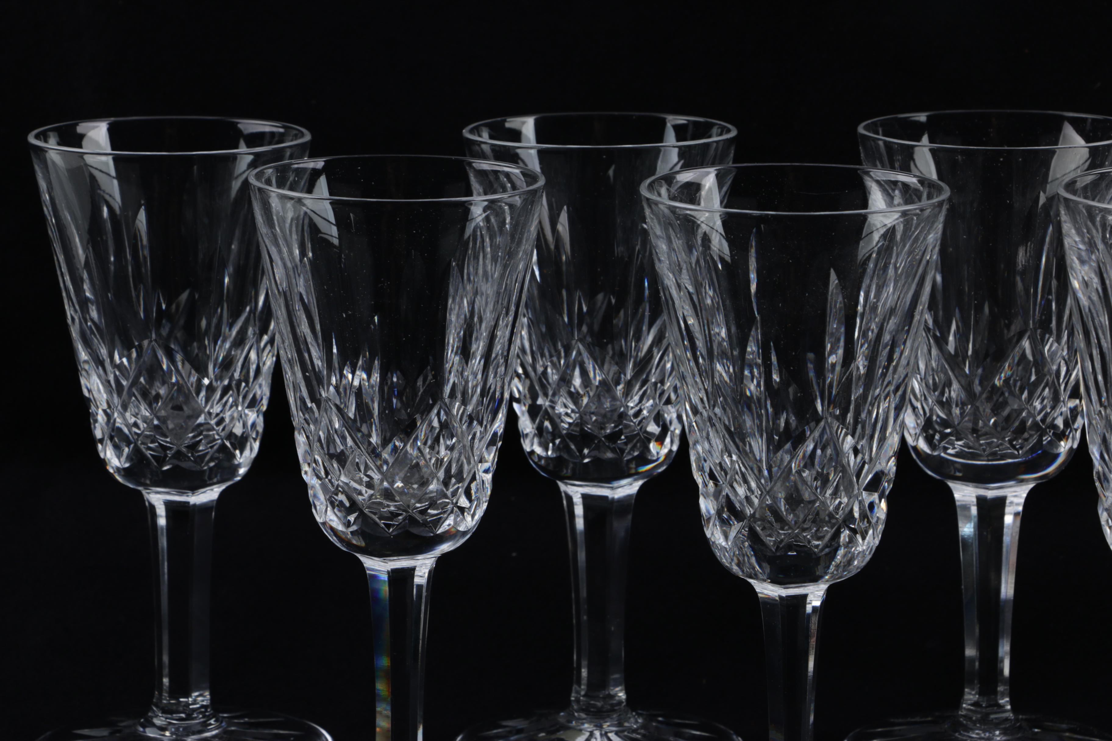 Waterford Crystal "Lismore" Sherry Glasses