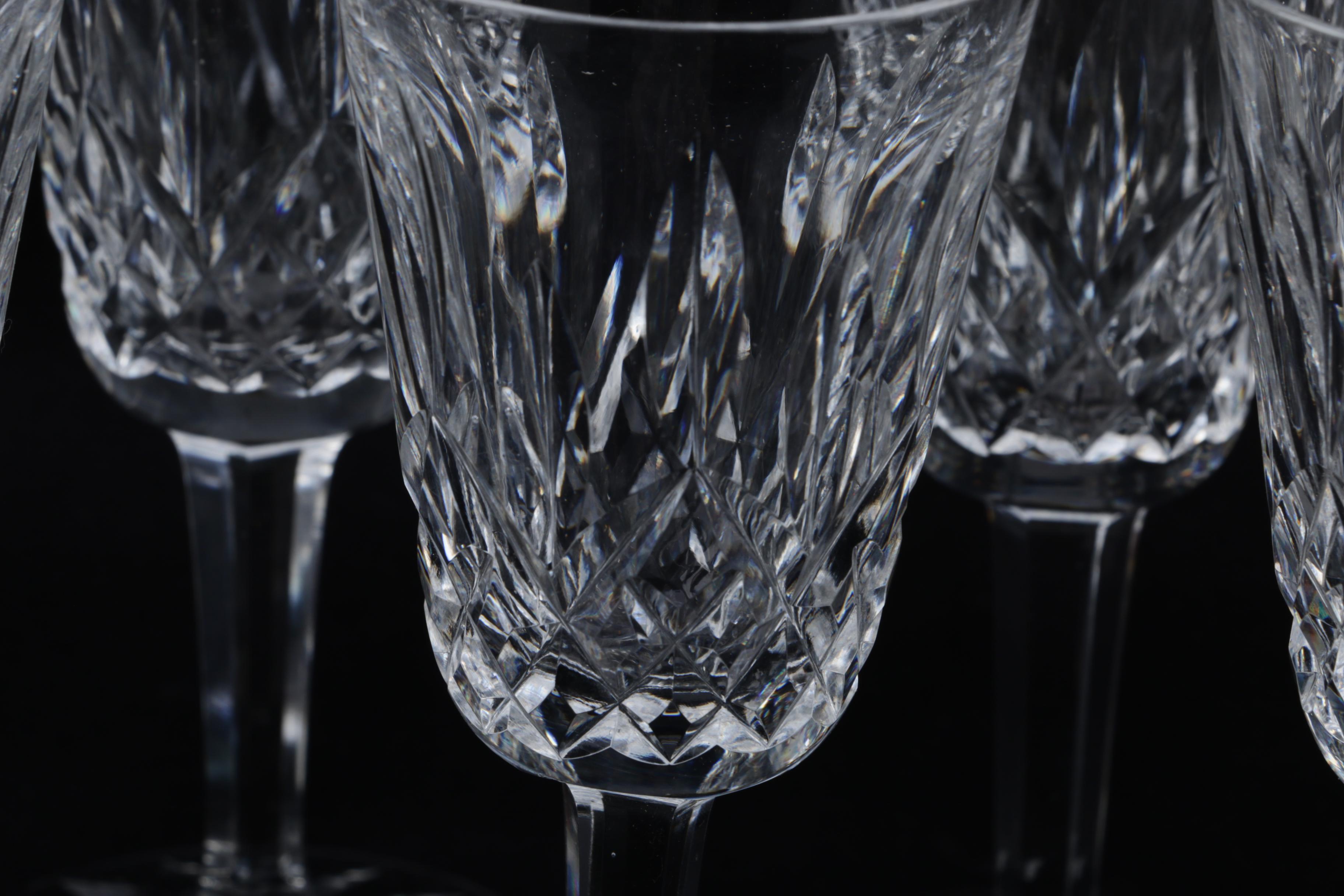 Waterford Crystal "Lismore" Sherry Glasses