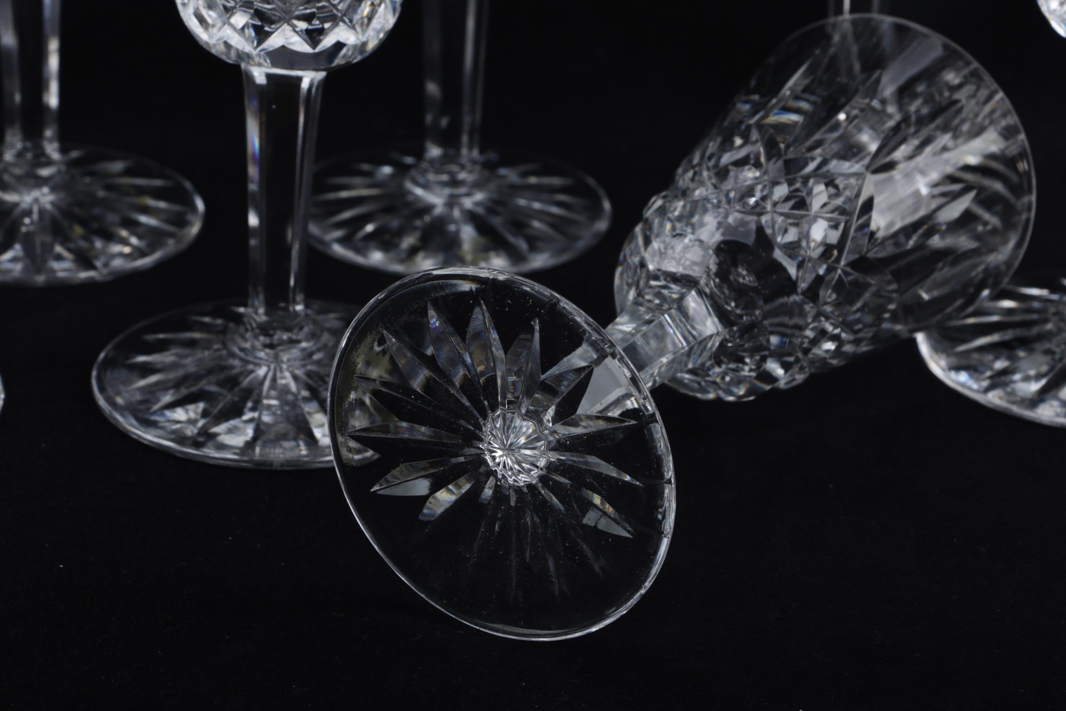 Waterford Crystal "Lismore" Sherry Glasses