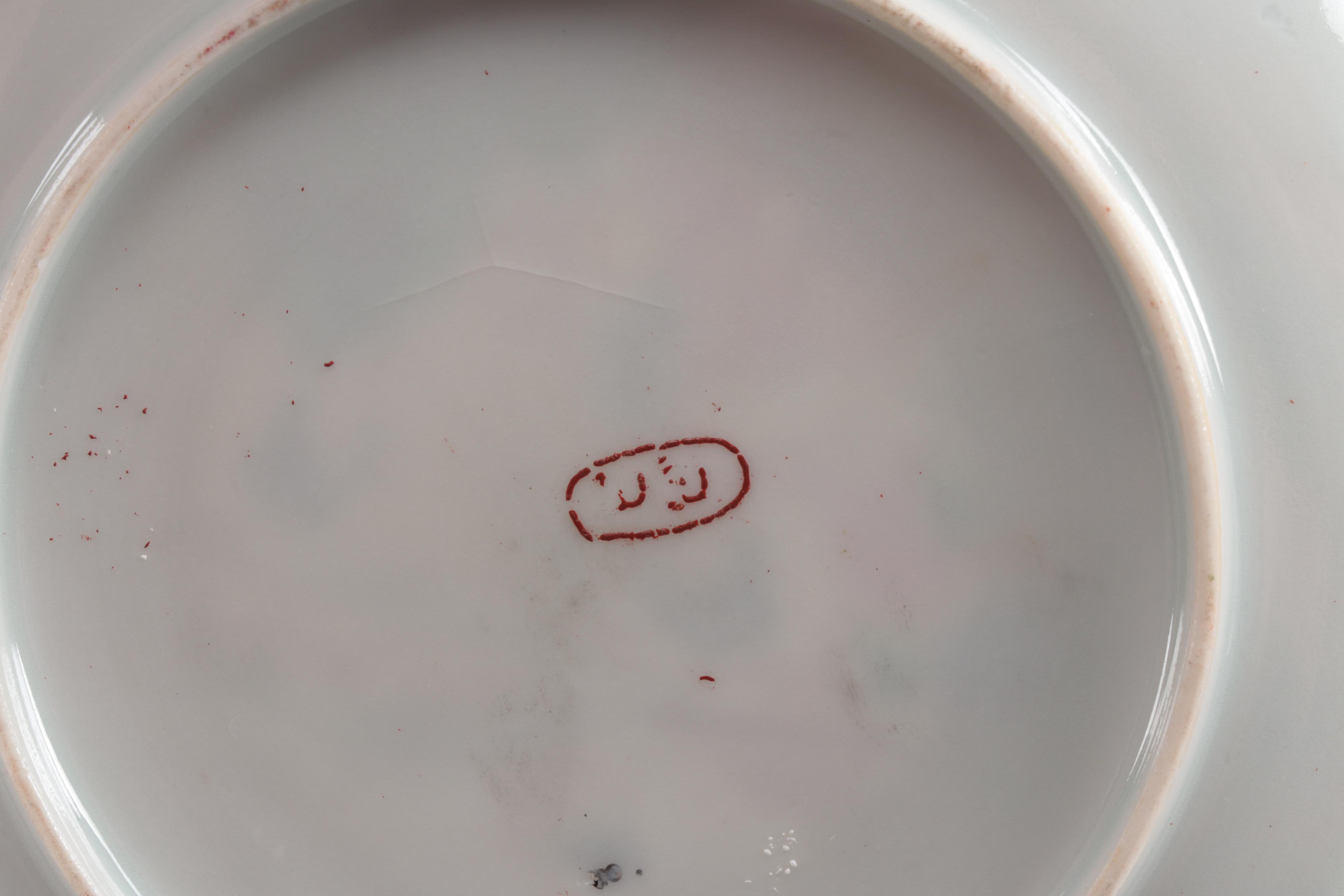 Japanese "Geisha Girl" Porcelain Cups and Saucers