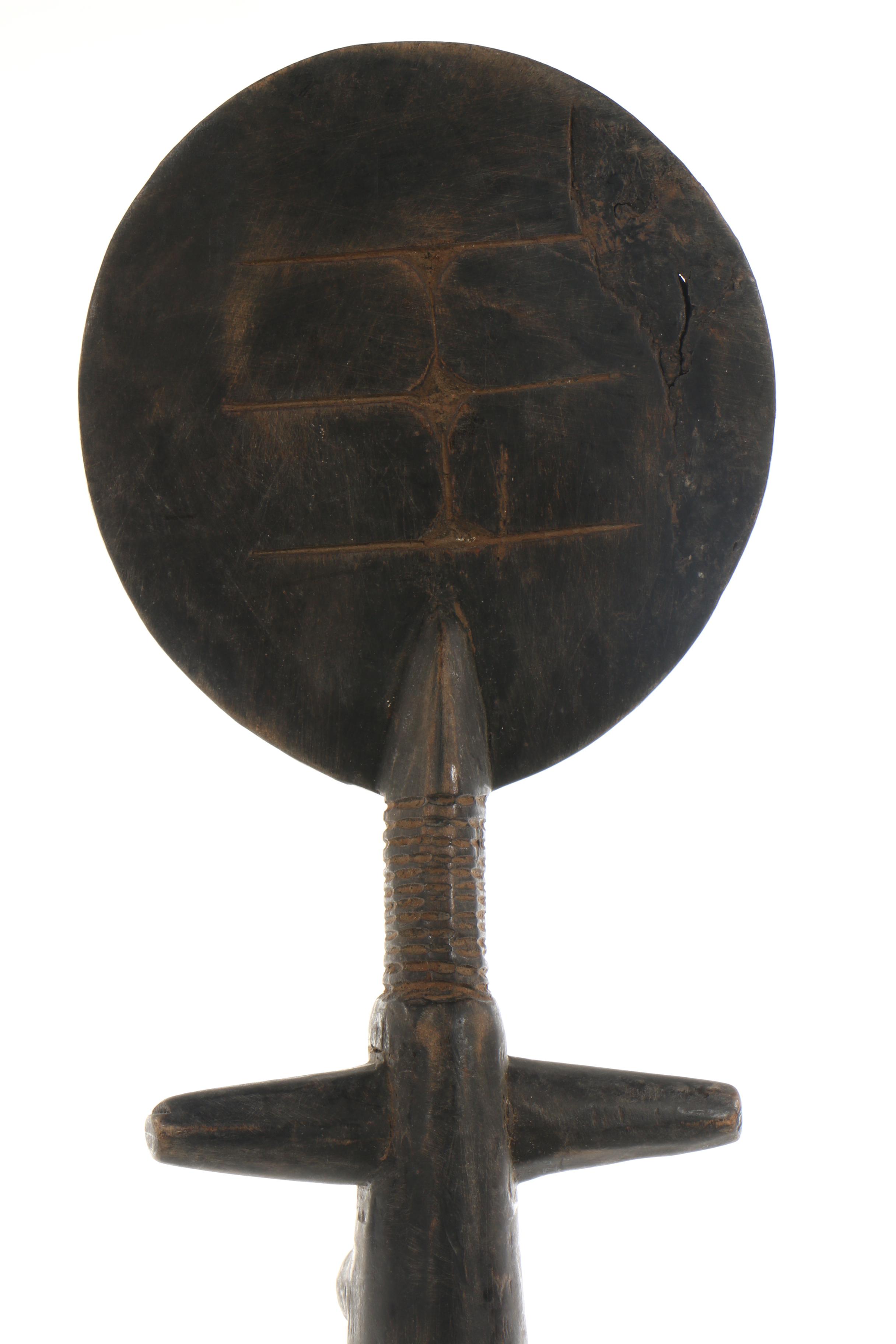 20th Century Wooden Ashanti Akua'Ba Fertility Doll