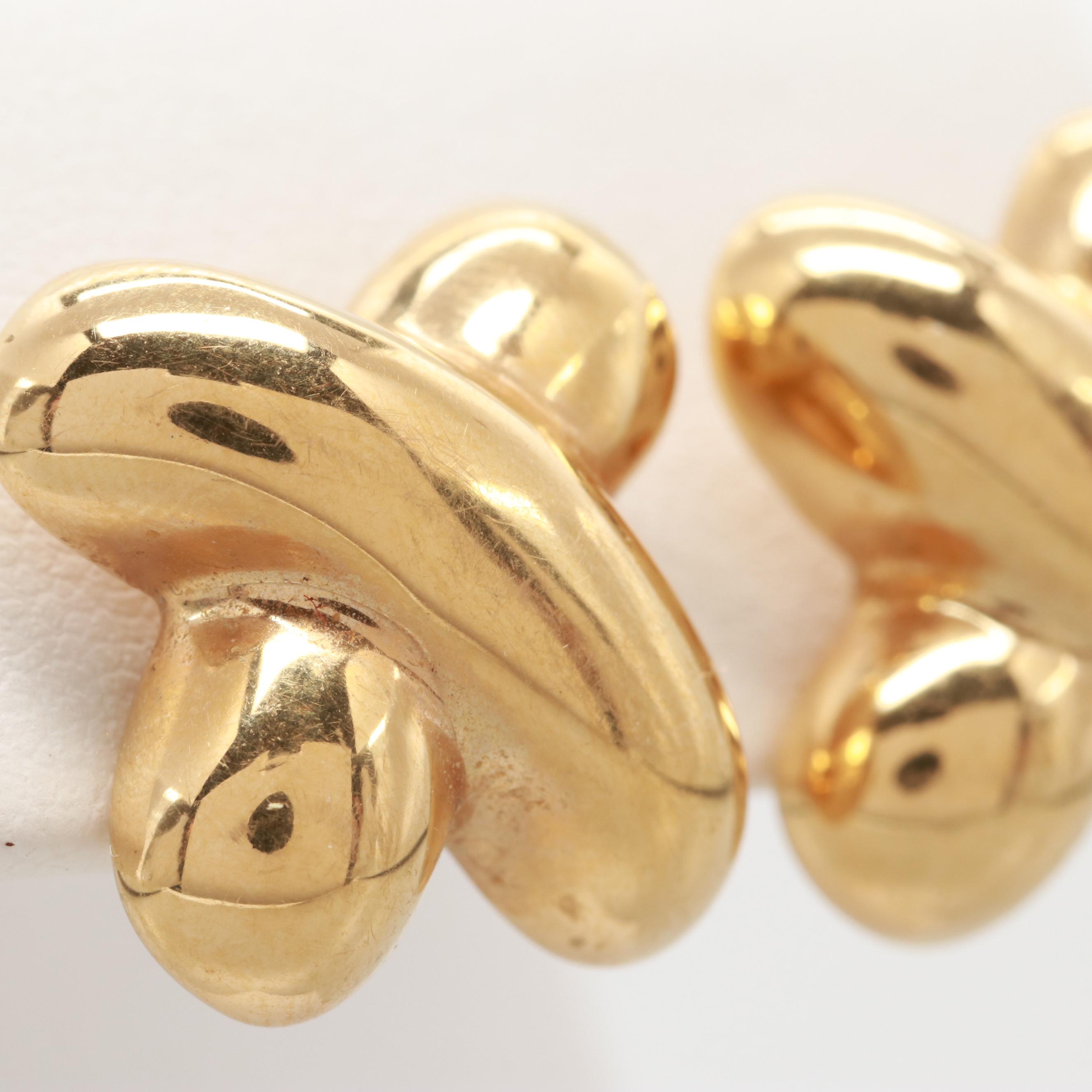 Alwand Vahan 14K Yellow Gold Earrings