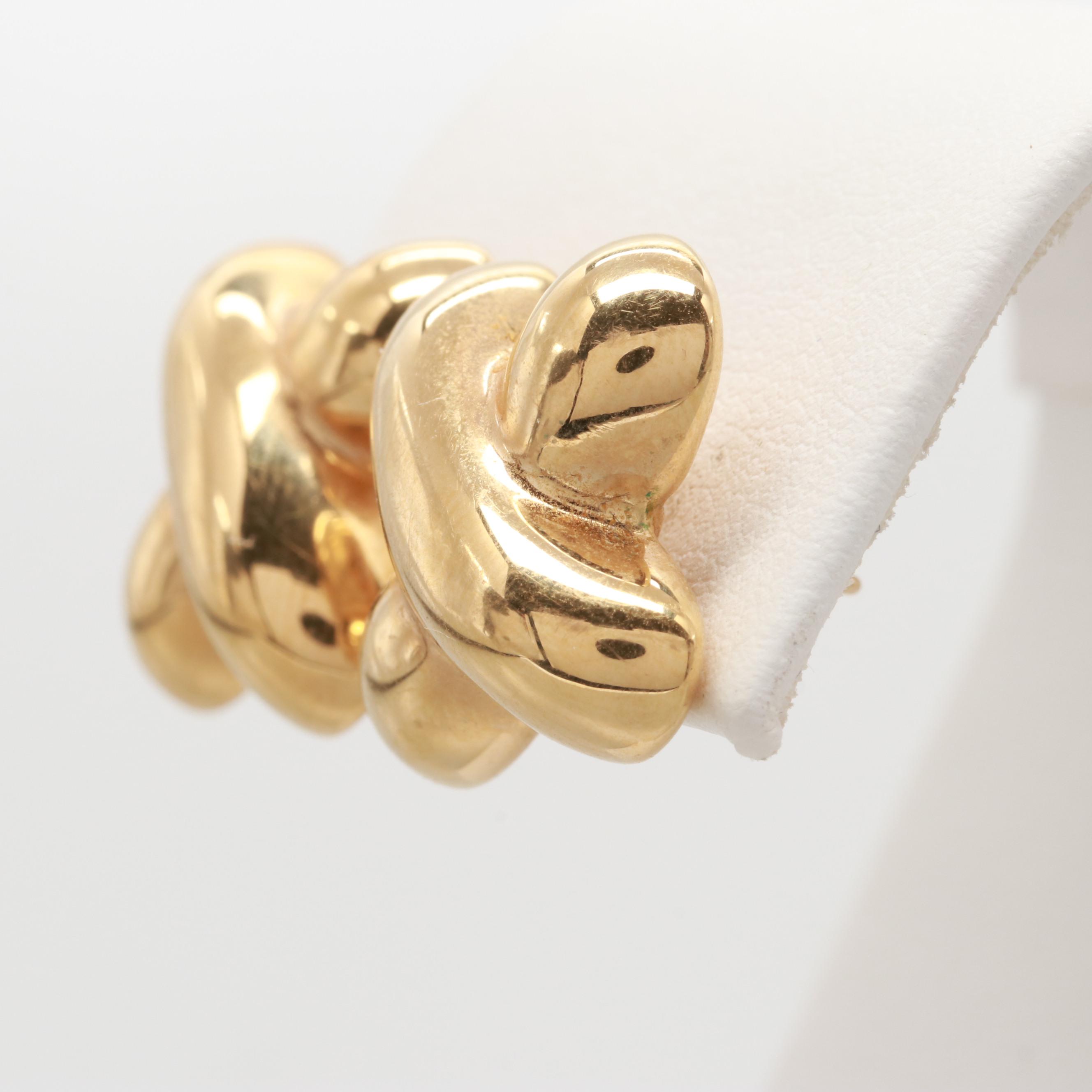 Alwand Vahan 14K Yellow Gold Earrings