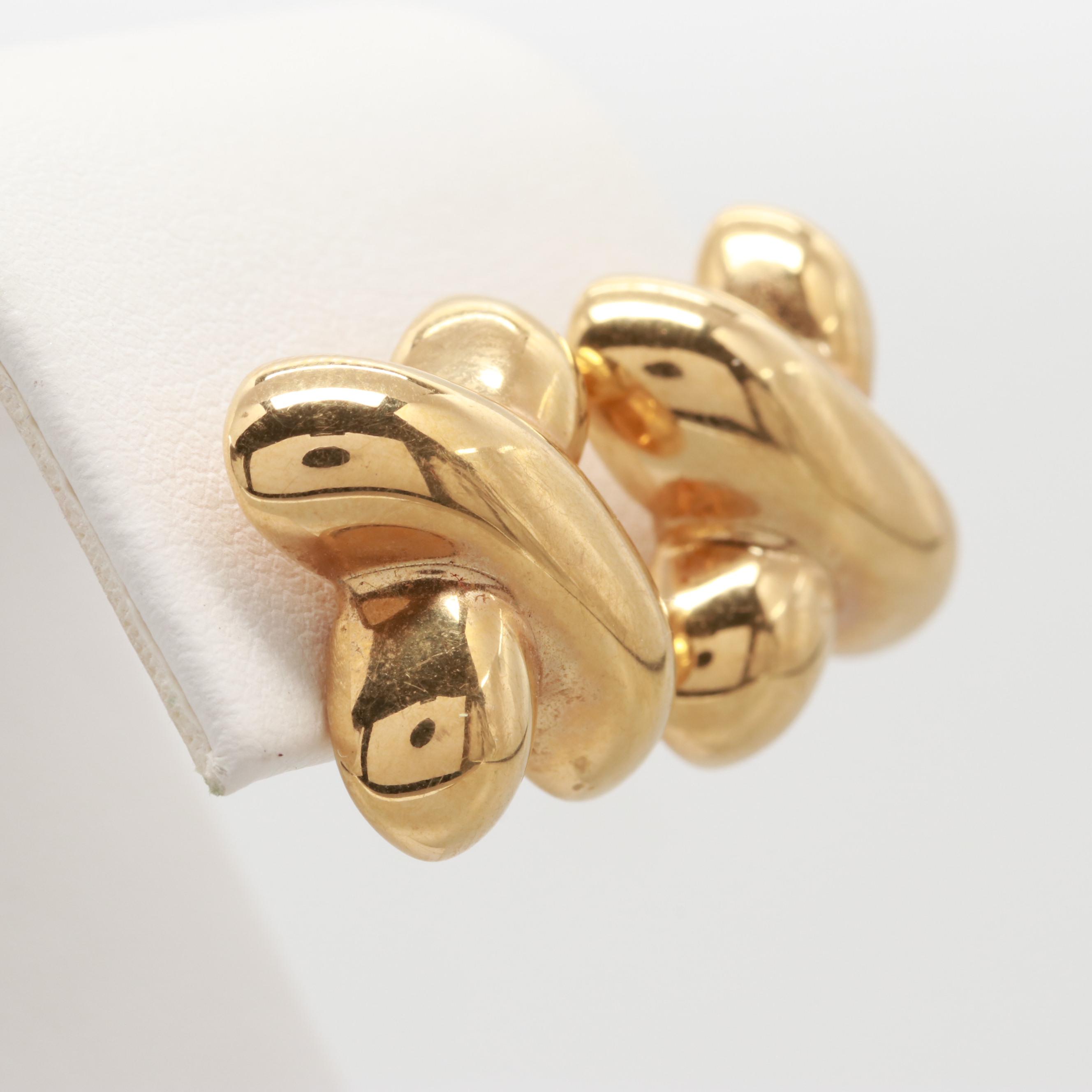 Alwand Vahan 14K Yellow Gold Earrings