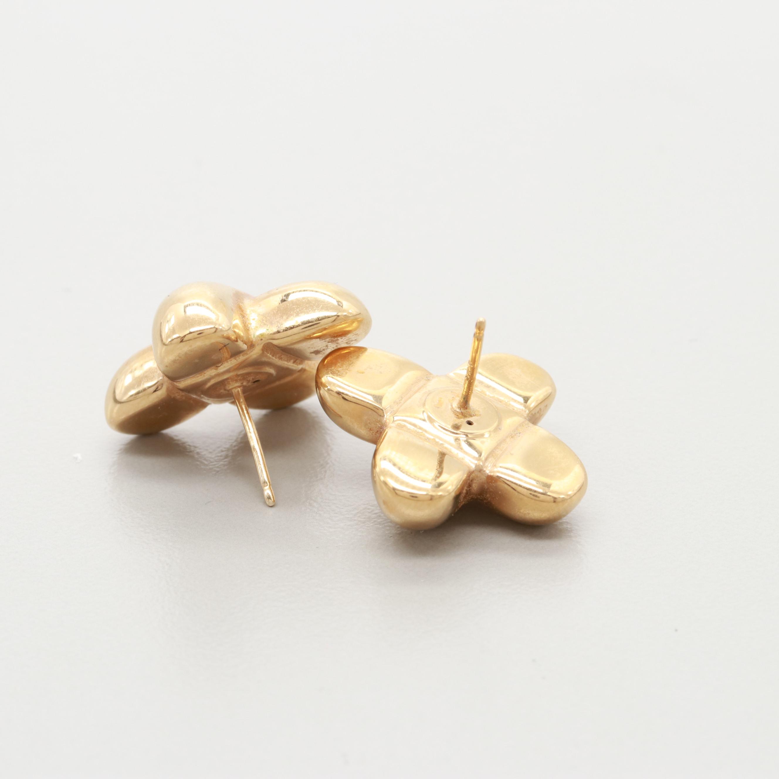 Alwand Vahan 14K Yellow Gold Earrings