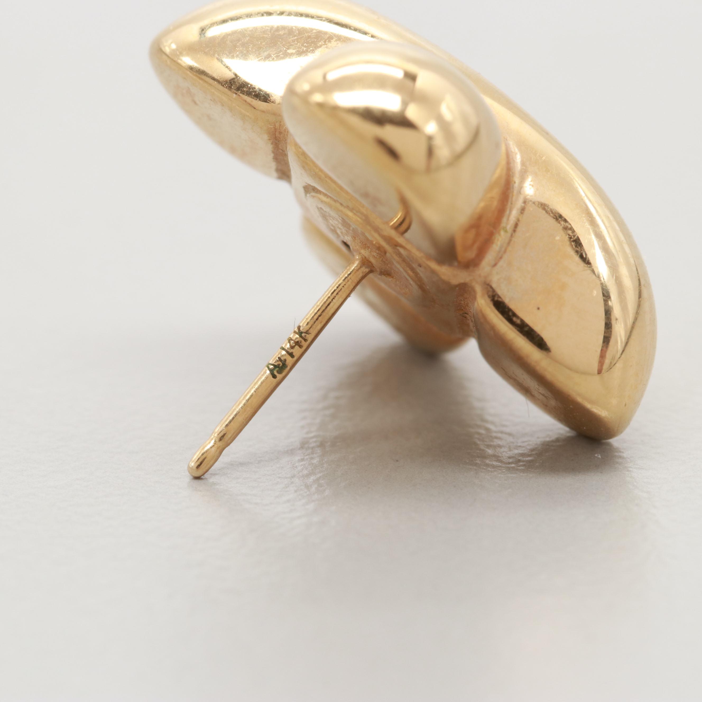 Alwand Vahan 14K Yellow Gold Earrings