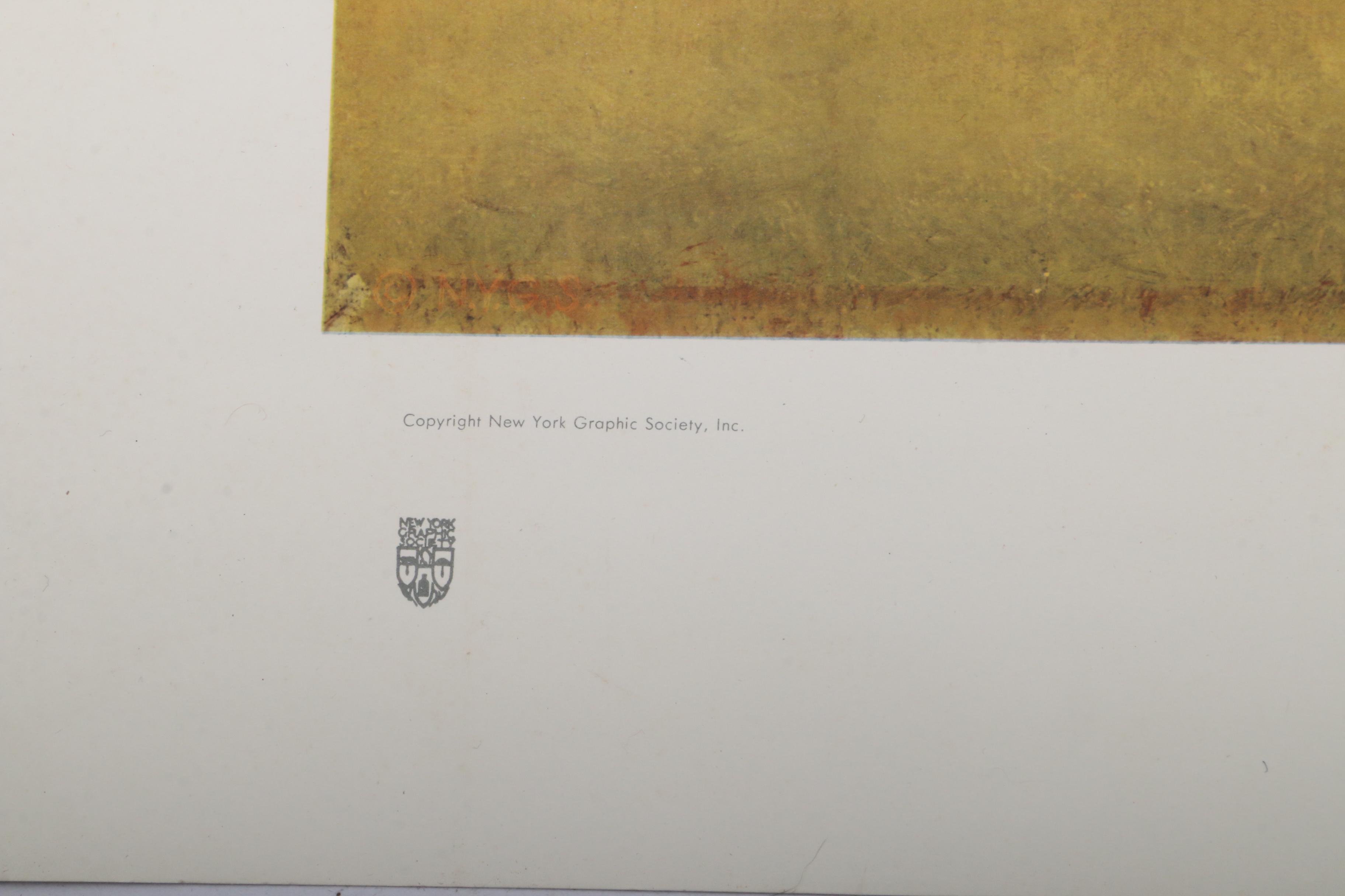 Collotype after Lyonel Feininger "Bird Cloud"