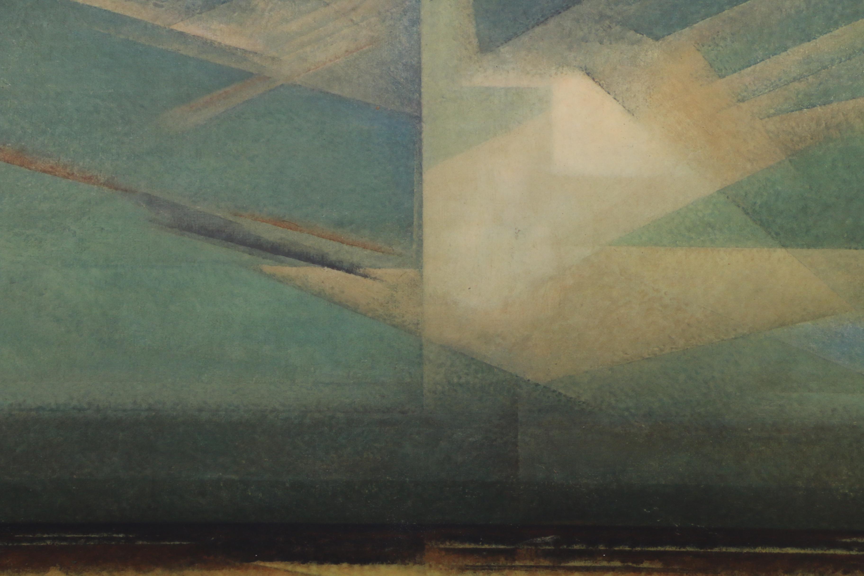 Collotype after Lyonel Feininger "Bird Cloud"