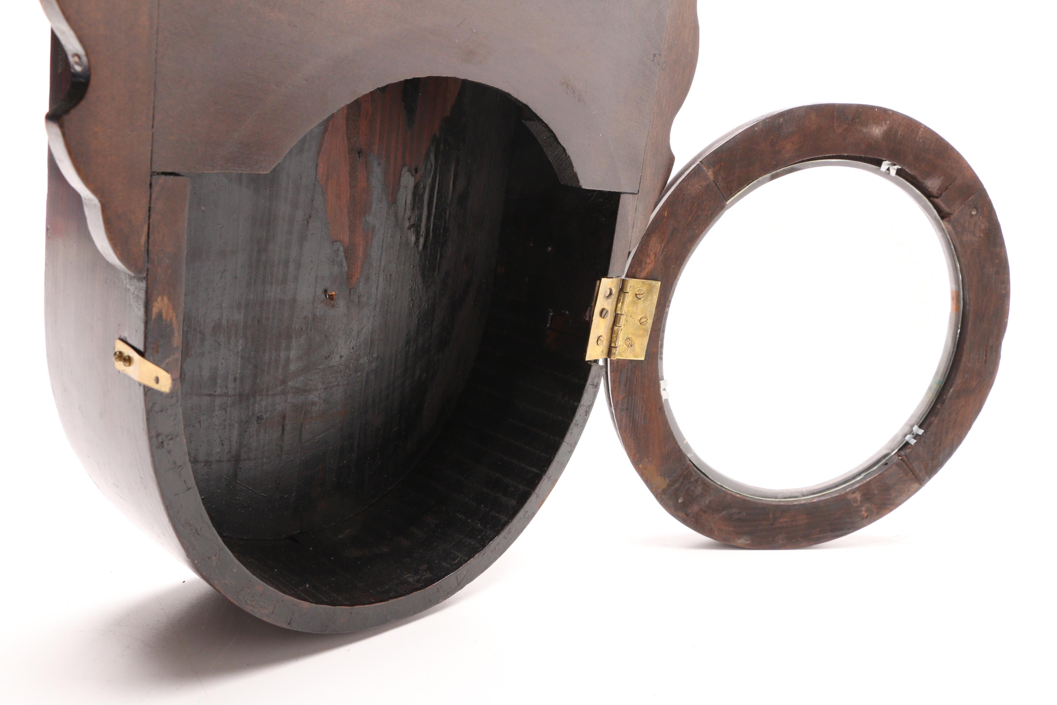 Vintage Pendulum Schoolhouse Clock