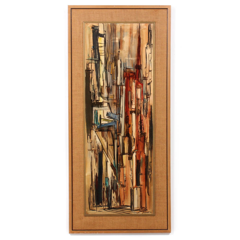 Gus Bouquet Oil Painting