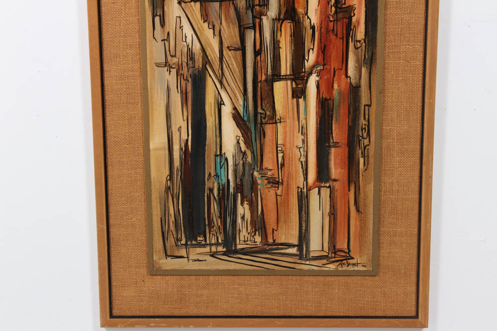 Gus Bouquet Oil Painting