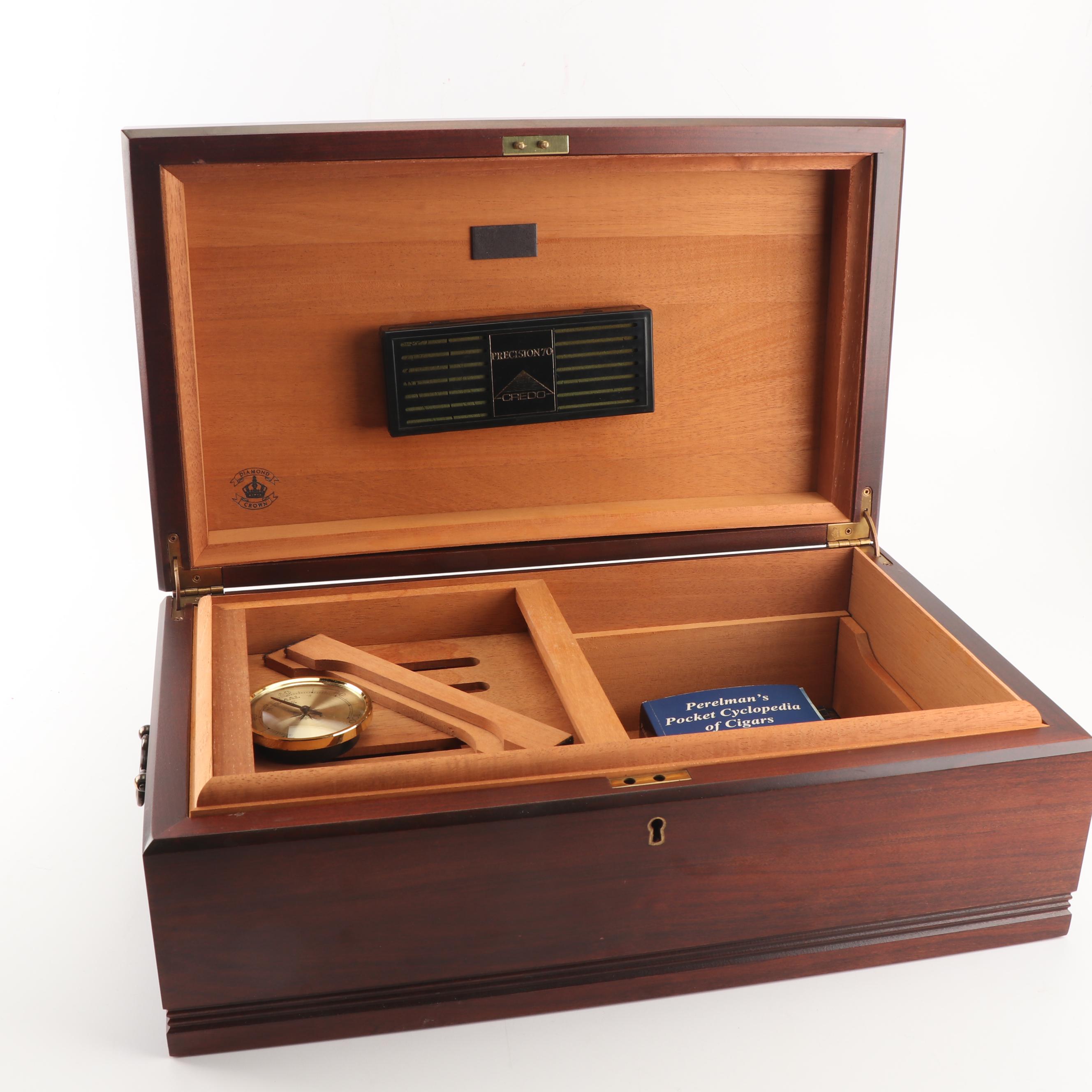 Reed & Barton Diamond Crown Humidor