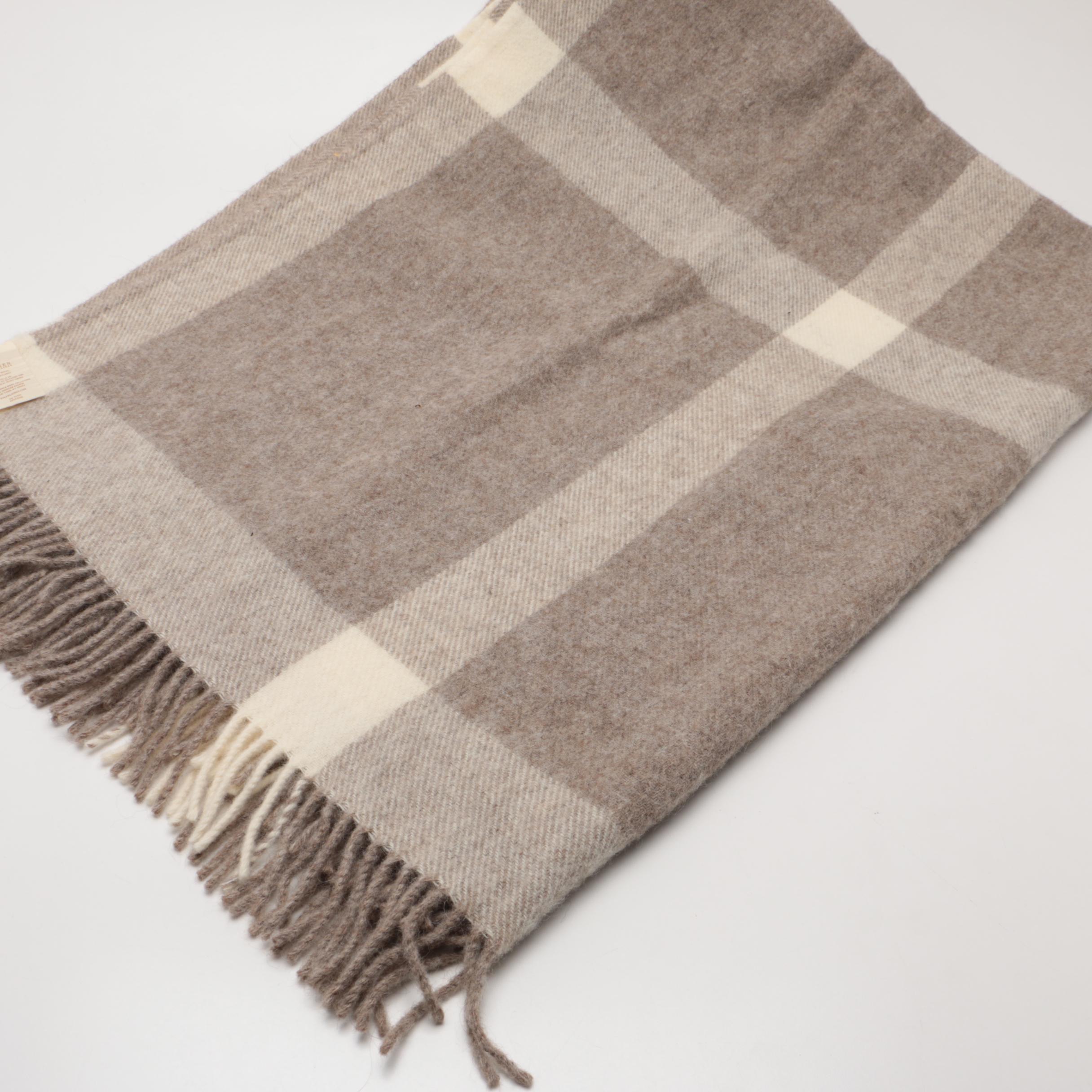 Ralph Lauren "Home Collection" Wool Throw Blanket