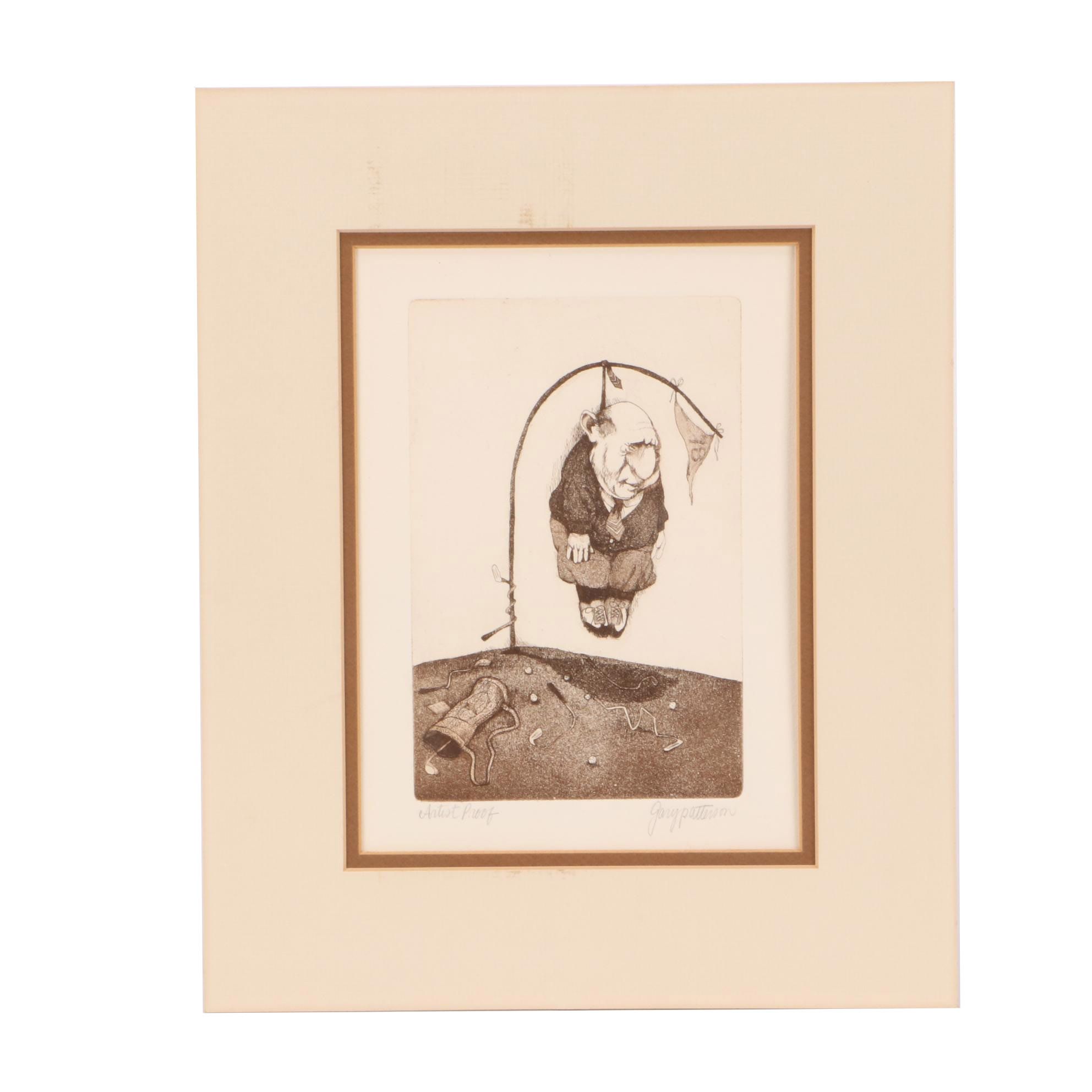 Gary Patterson Artist's Proof Etching with Aquatint