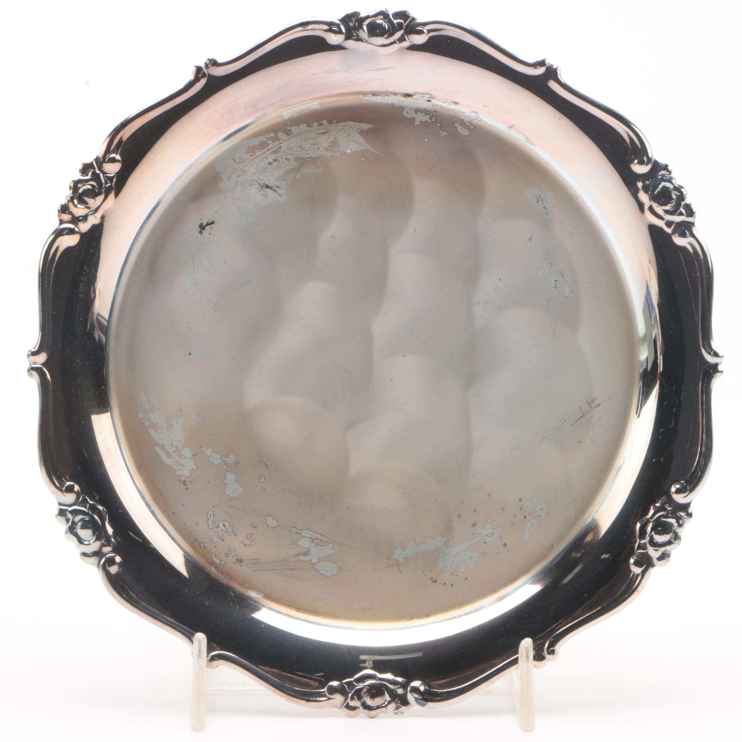 Reed & Barton "Merry Menagerie" Candleholders with Other Silver Plate Tableware