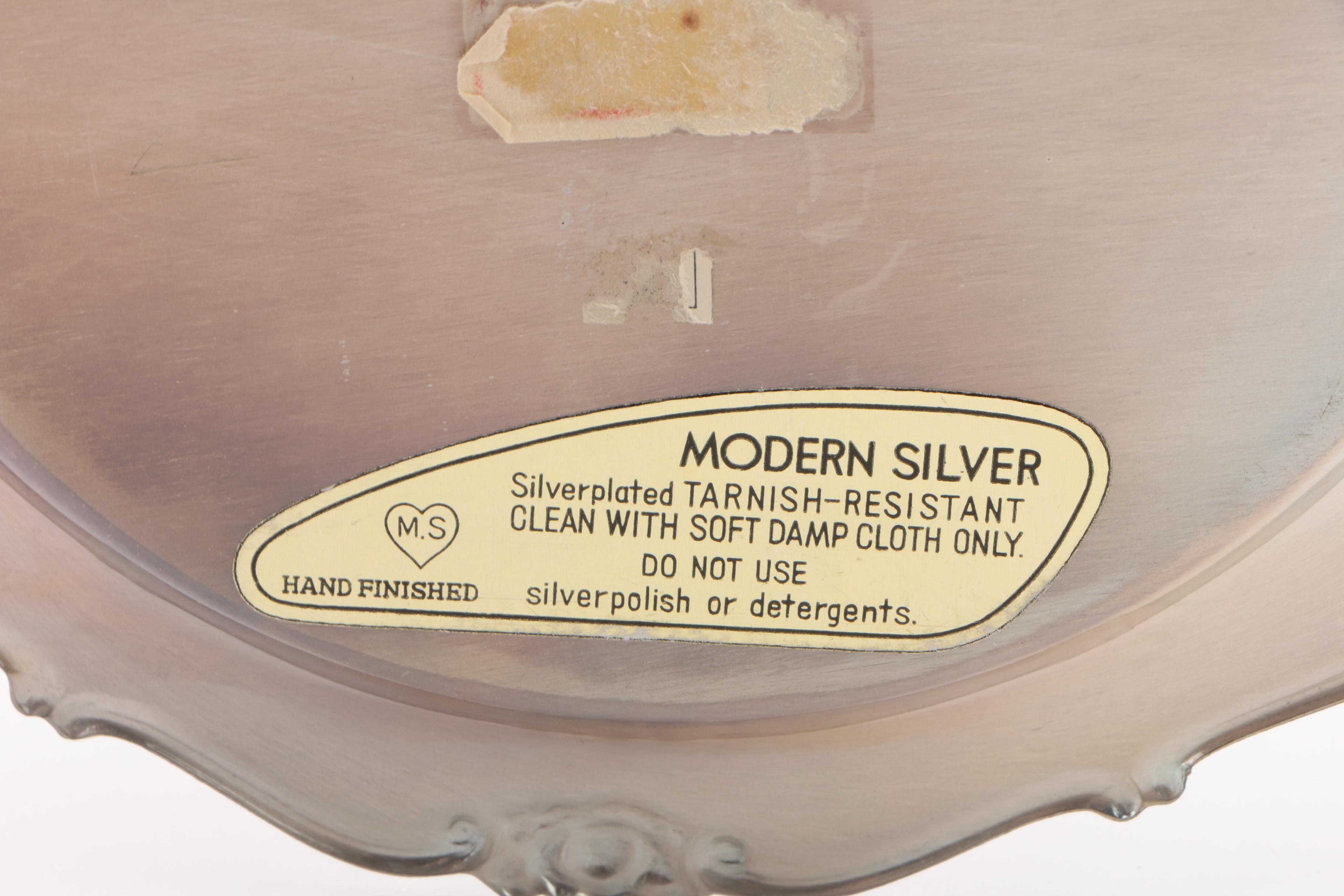 Reed & Barton "Merry Menagerie" Candleholders with Other Silver Plate Tableware