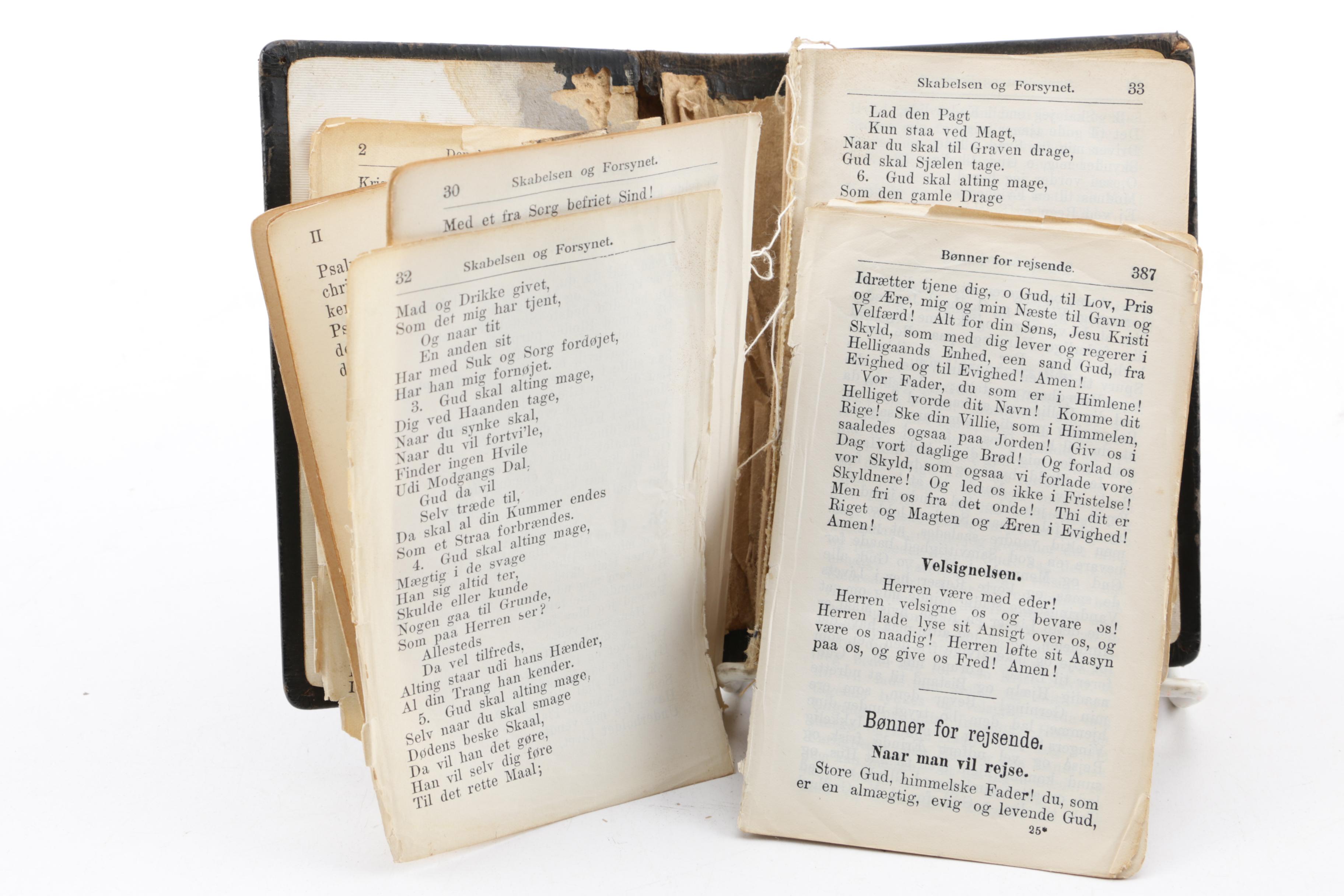 Vintage and Antique Books with German Porcelain "The Last Farewell" Ash Receiver