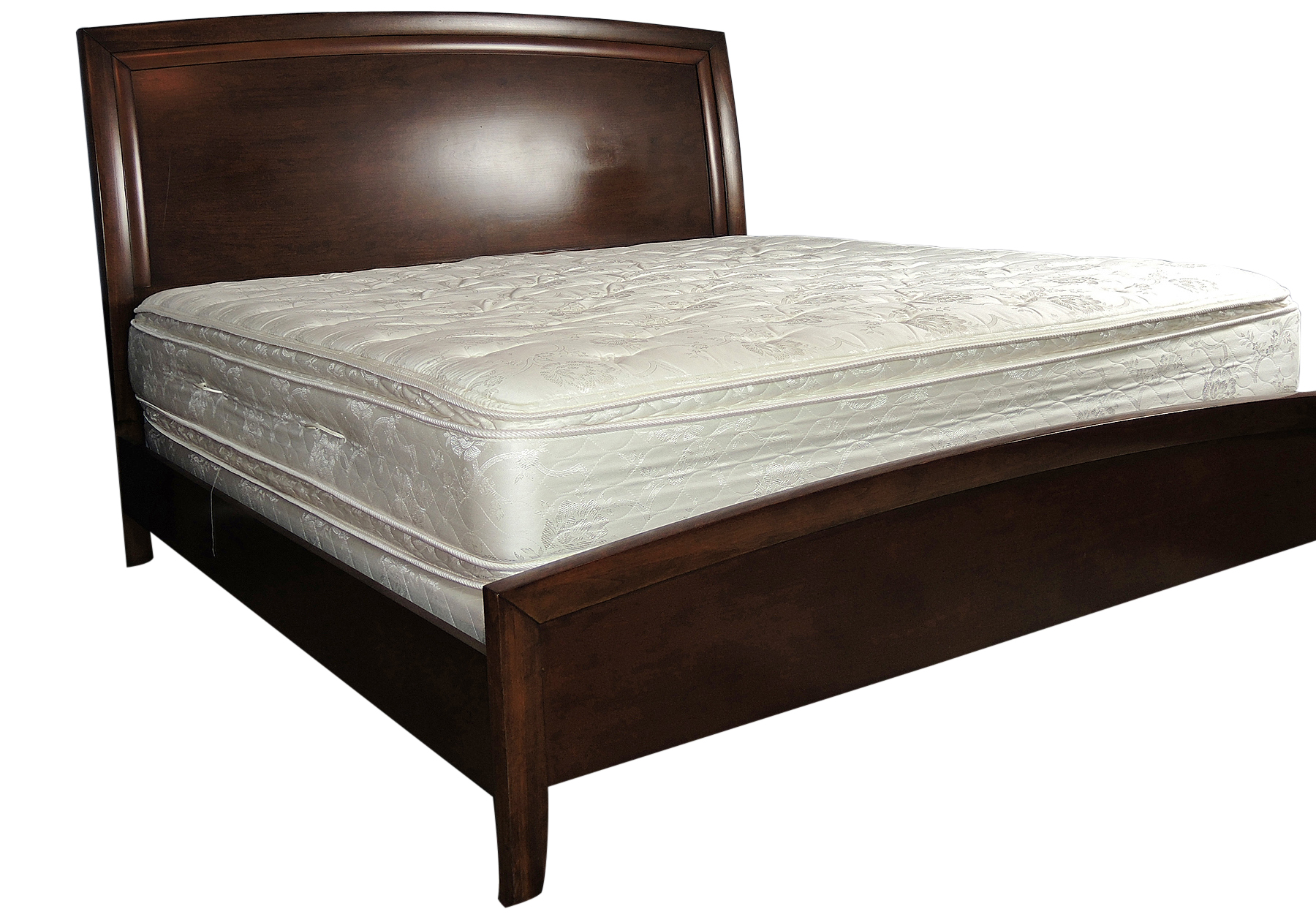 Contemporary King Size Bed Frame and Nightstands by Casana