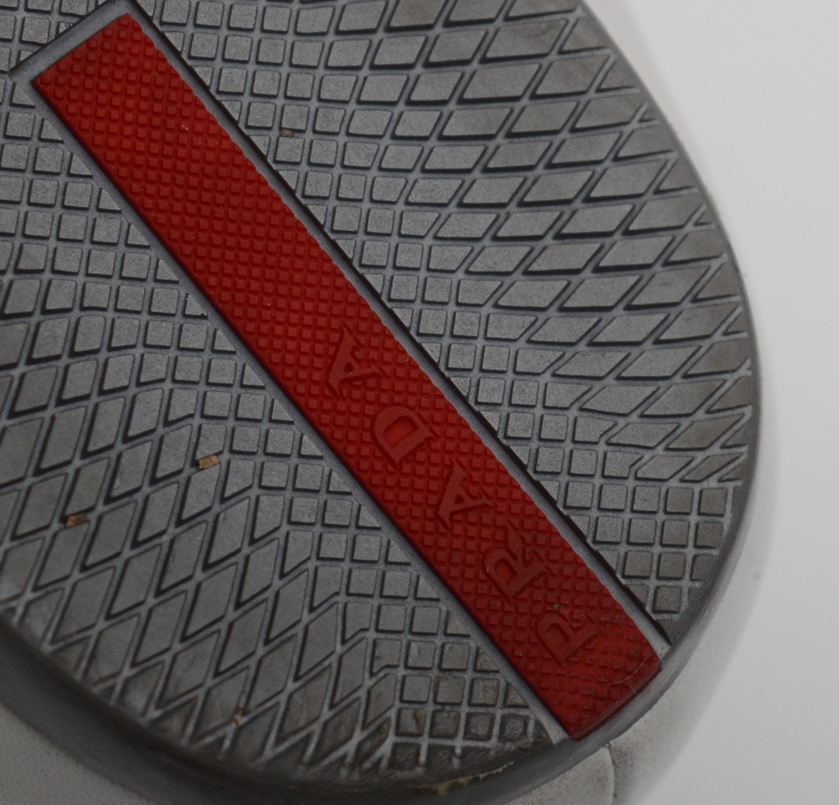 Prada White Leather Ballet Flats