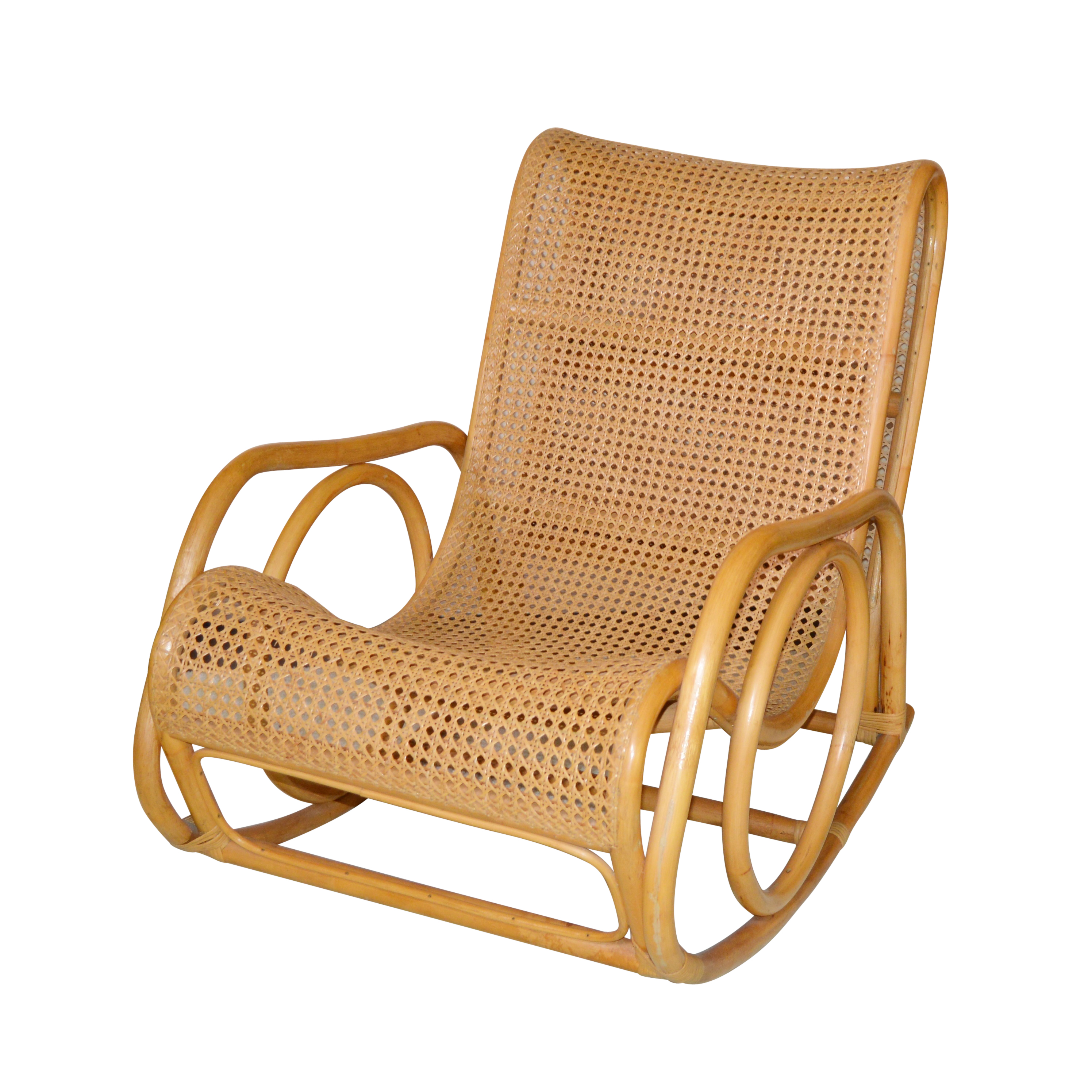 Bauhaus Style Bentwood Rocking Chair, 20th Century