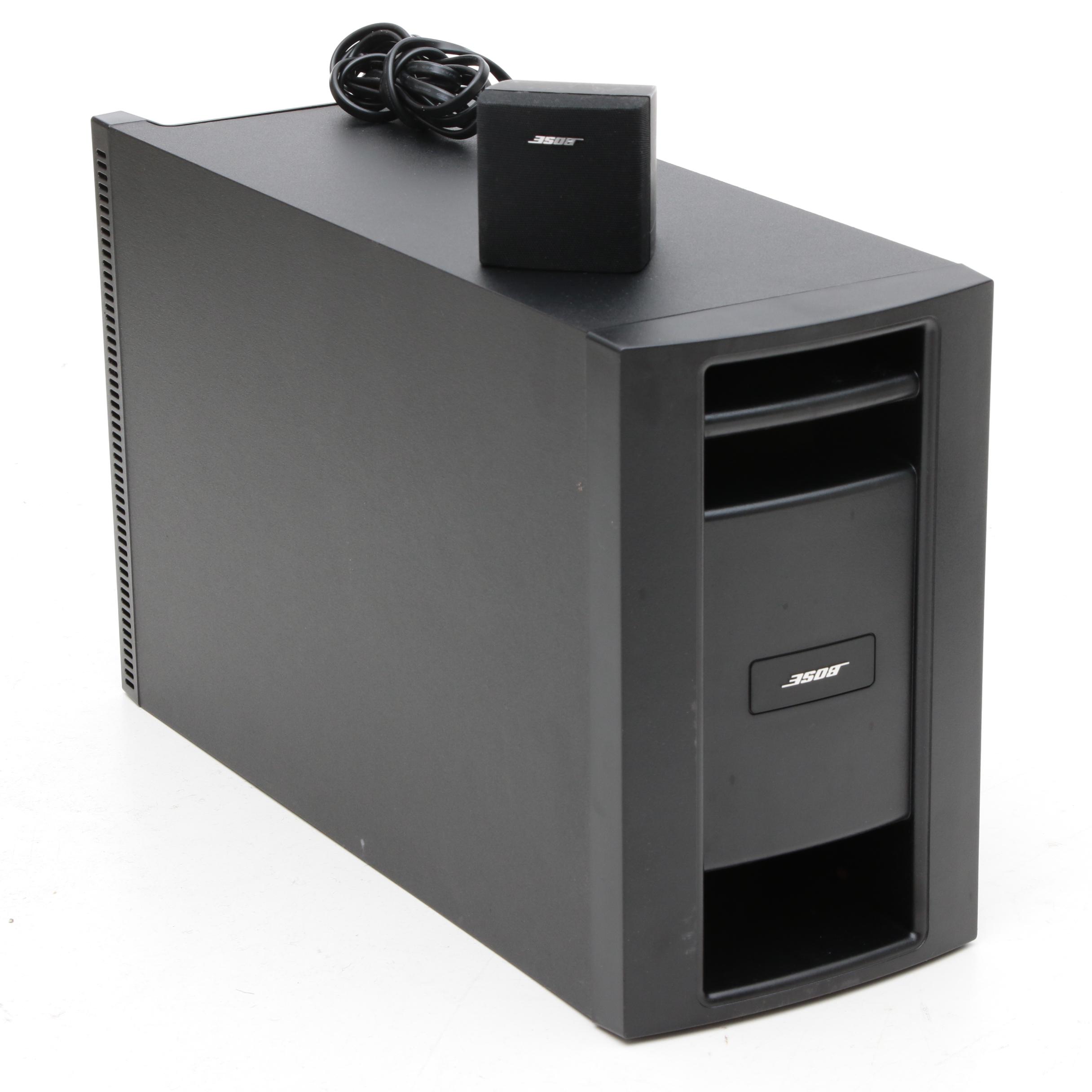 Bose Media Center AV18 DVD Player with Speakers and Remote