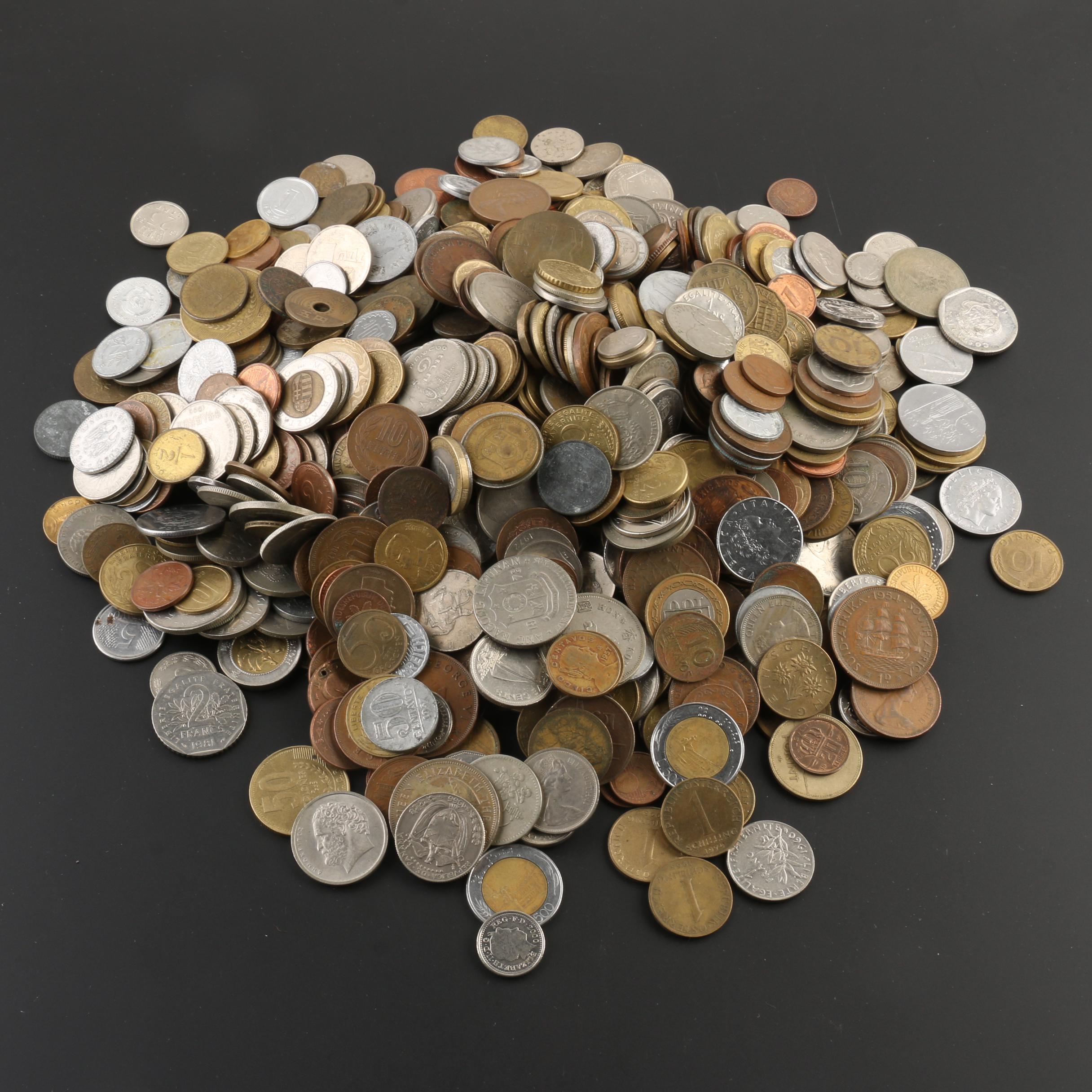 Group of 936 Foreign Coins