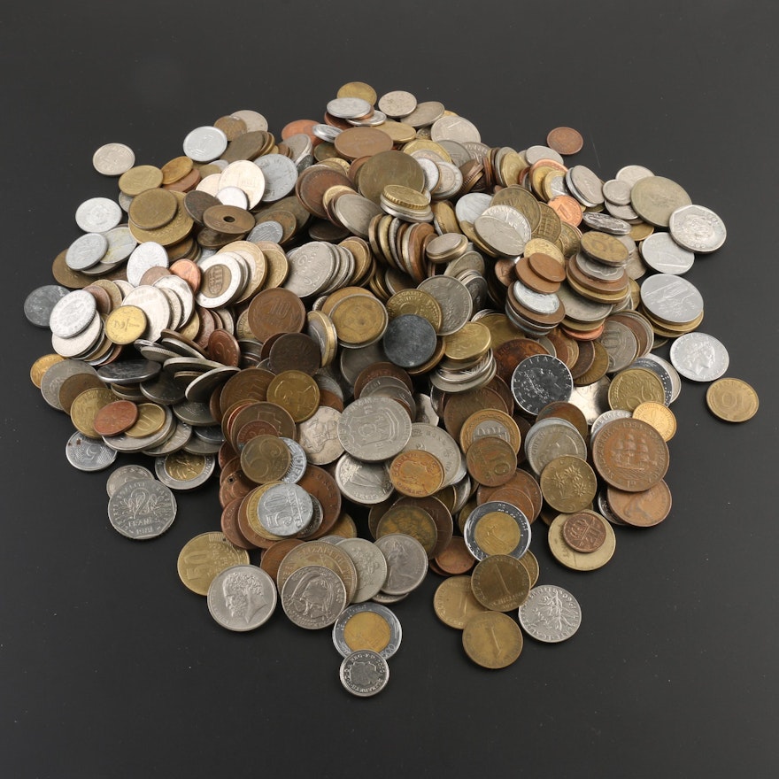 Group of 936 Foreign Coins