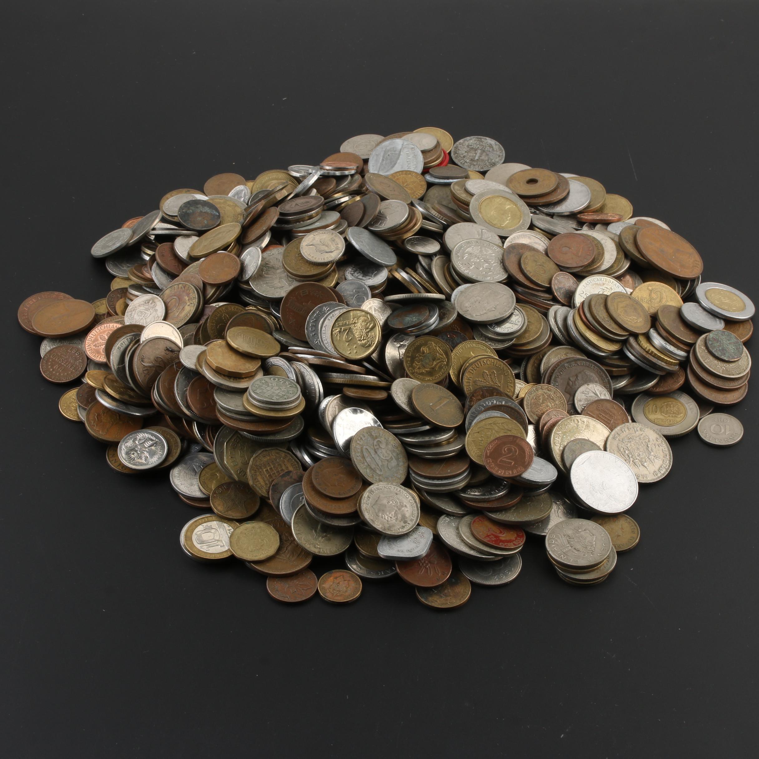 Group of 940 Foreign Coins