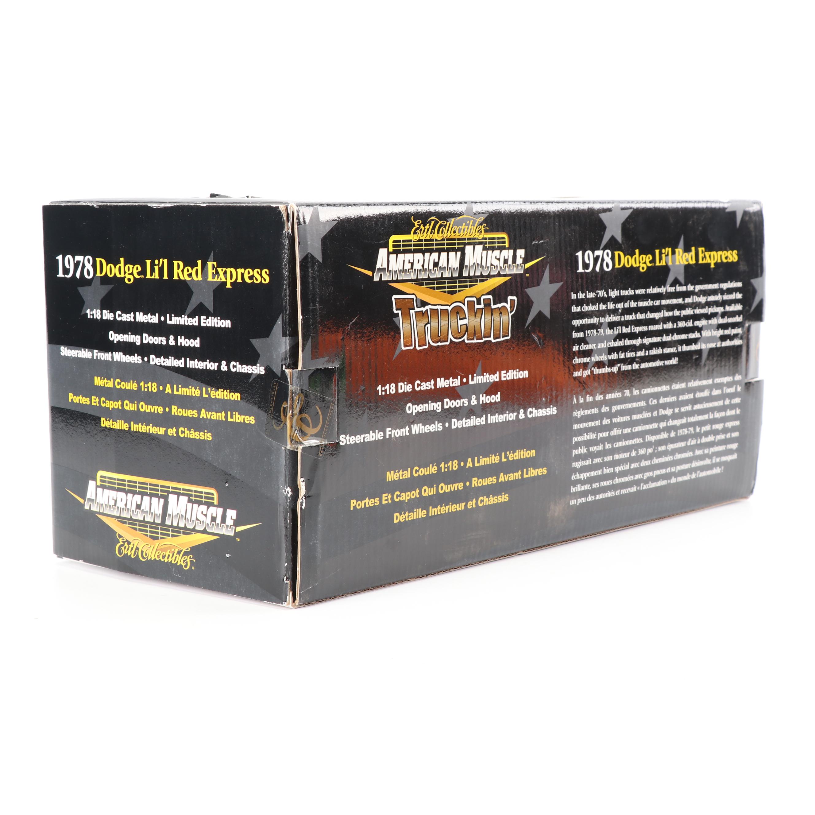 1978 Dodge Li'l Red Express "American Muscle" Die-Cast Truck by Ertl