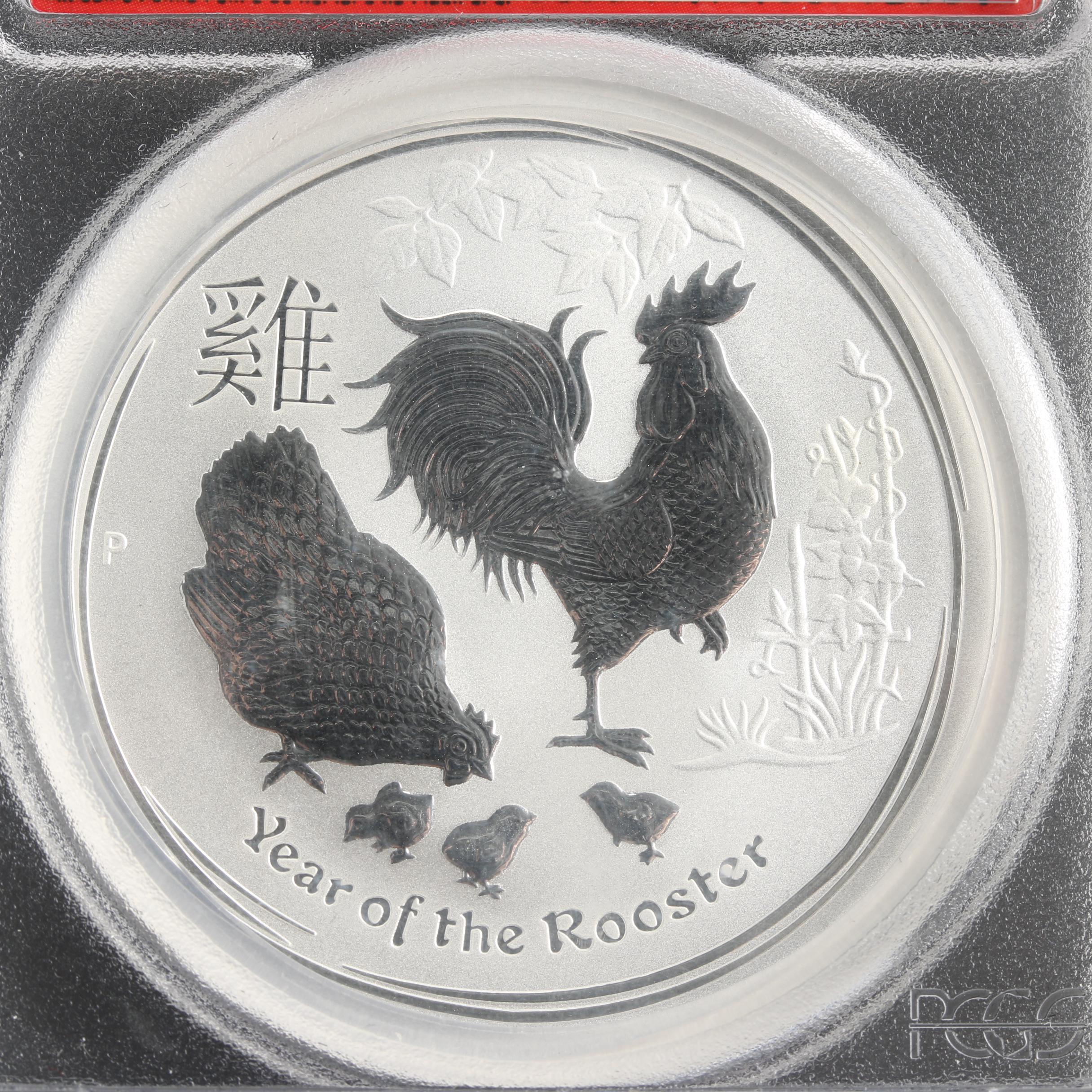 Three 1-Troy Oz. Fine Silver Commemorative Foreign Coins