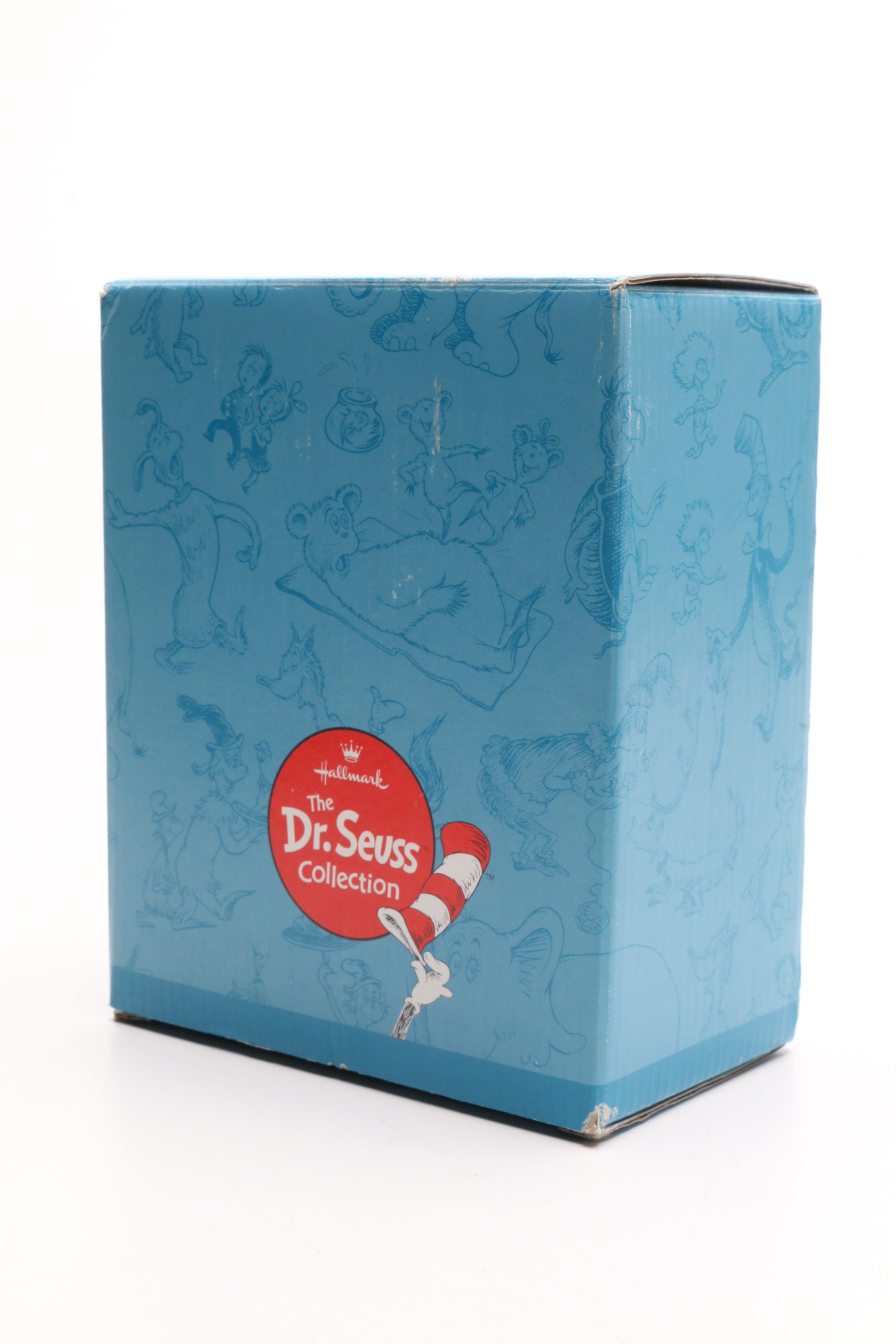 Circa 2000 Hallmark Ceramic "Merry Grinchmas" Dr. Seuss Figurine